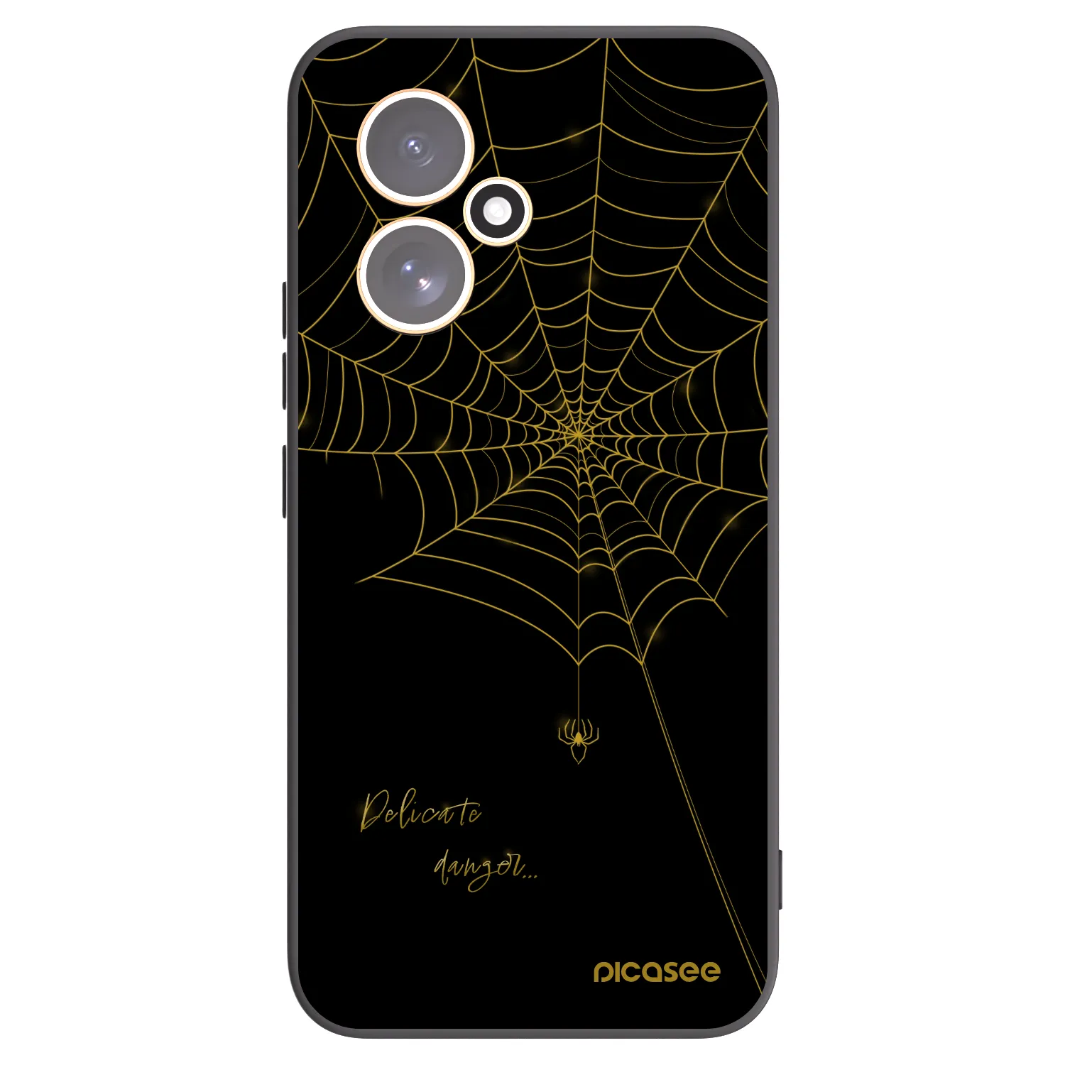 Picasee silikónový čierny obal pre Honor 400 5G - Delicate danger