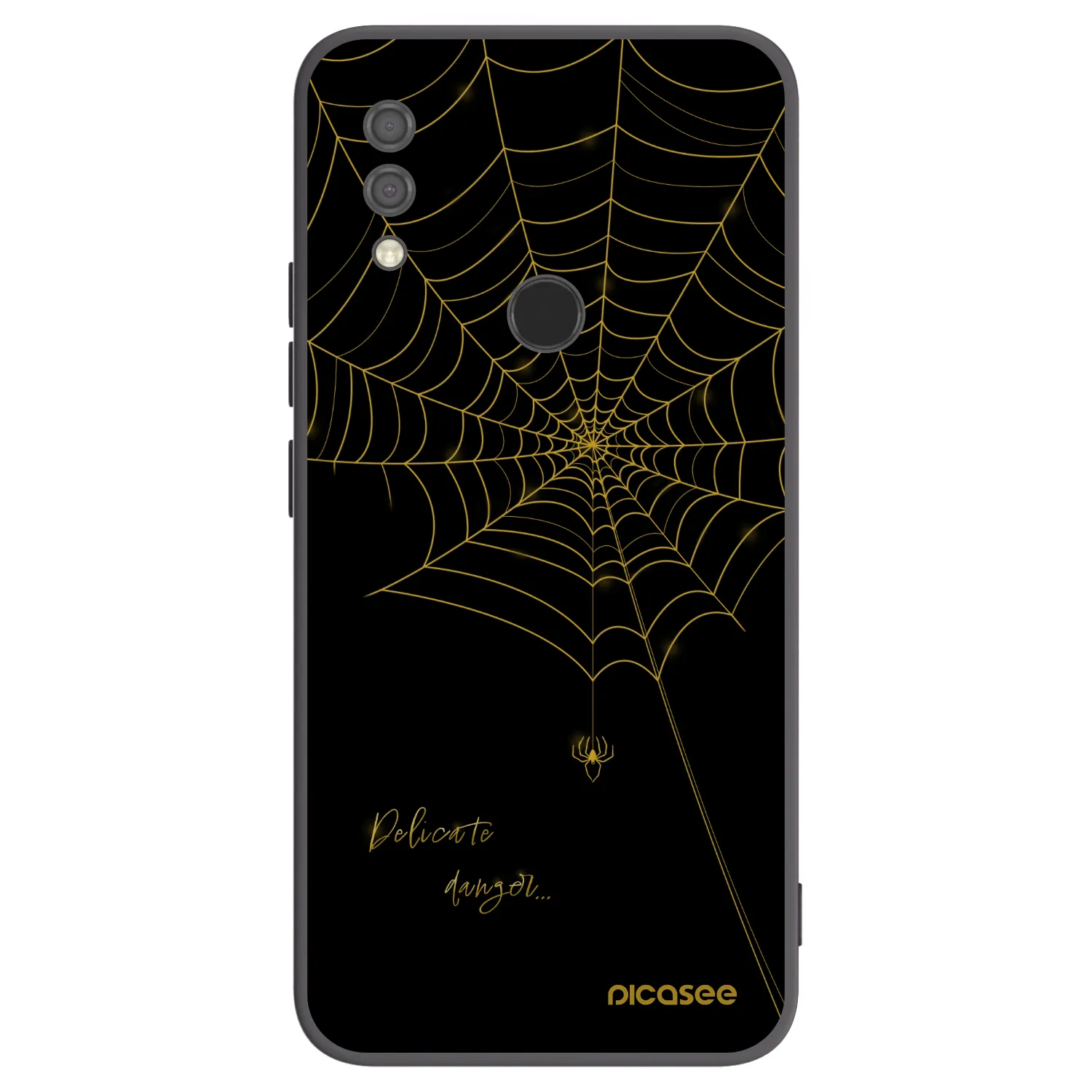 Picasee silikónový čierny obal pre Xiaomi Redmi 7 - Delicate danger