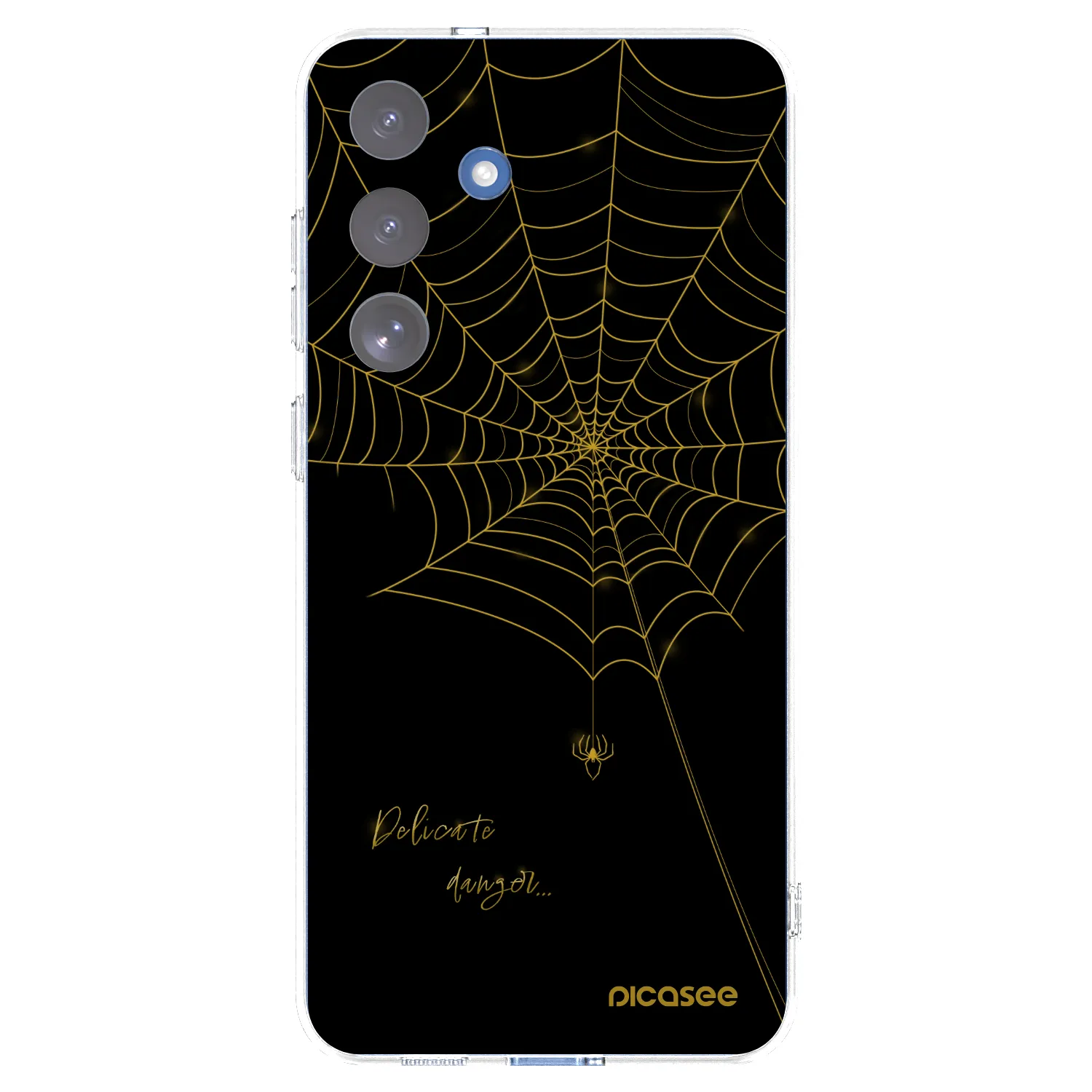 Picasee silikónový prehľadný obal pre Samsung Galaxy S25 FE 5G - Delicate danger