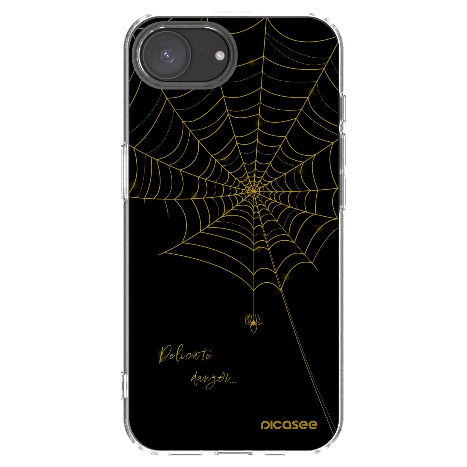 Picasee silikónový prehľadný obal pre Apple iPhone 17e - Delicate danger
