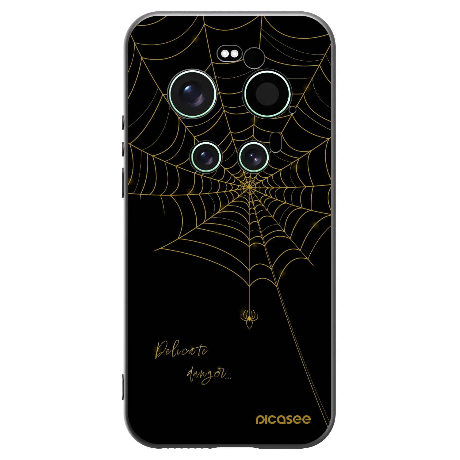 Picasee silikónový čierny obal pre Xiaomi 17 Ultra - Delicate danger