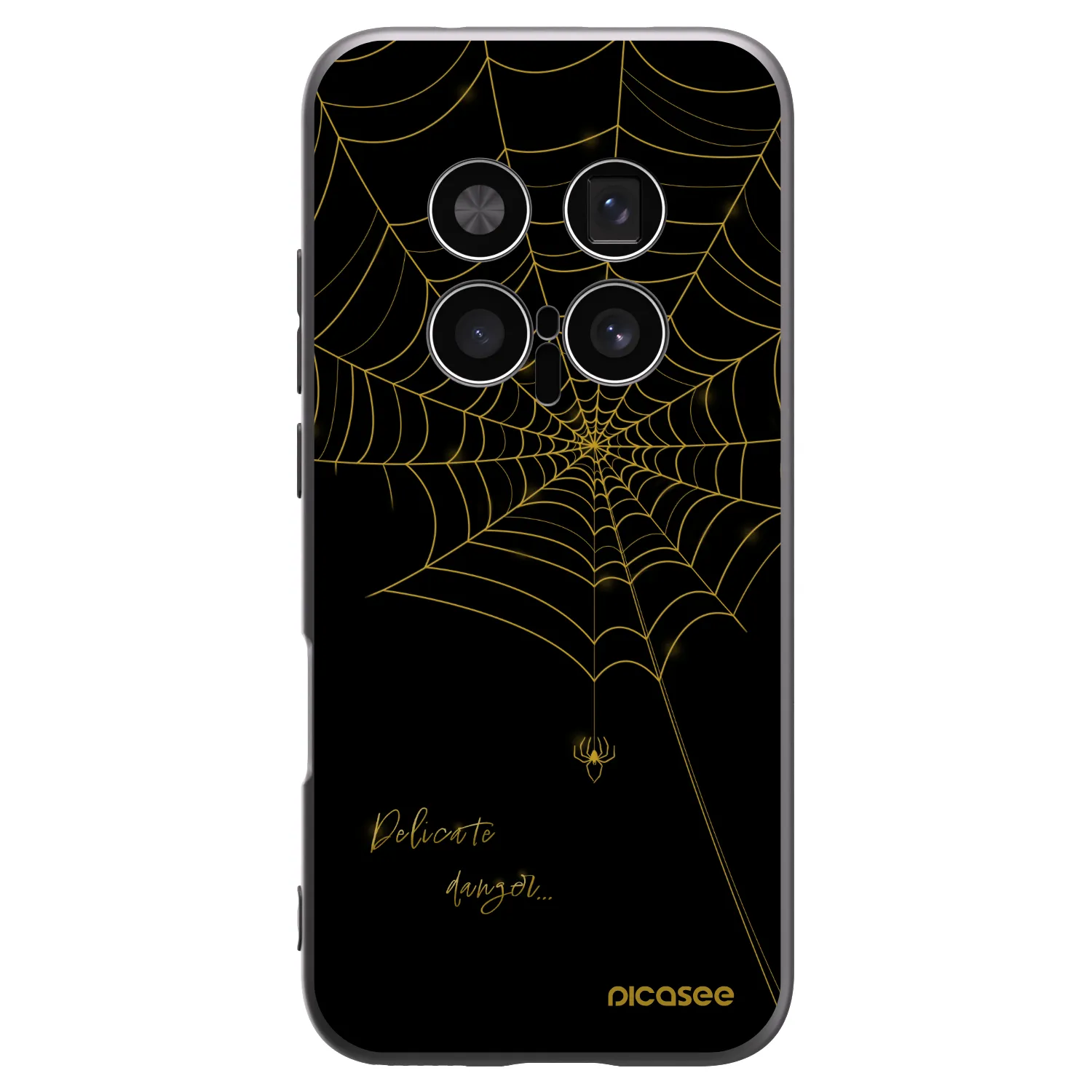 Picasee silikónový čierny obal pre Honor Magic8 Pro 5G - Delicate danger