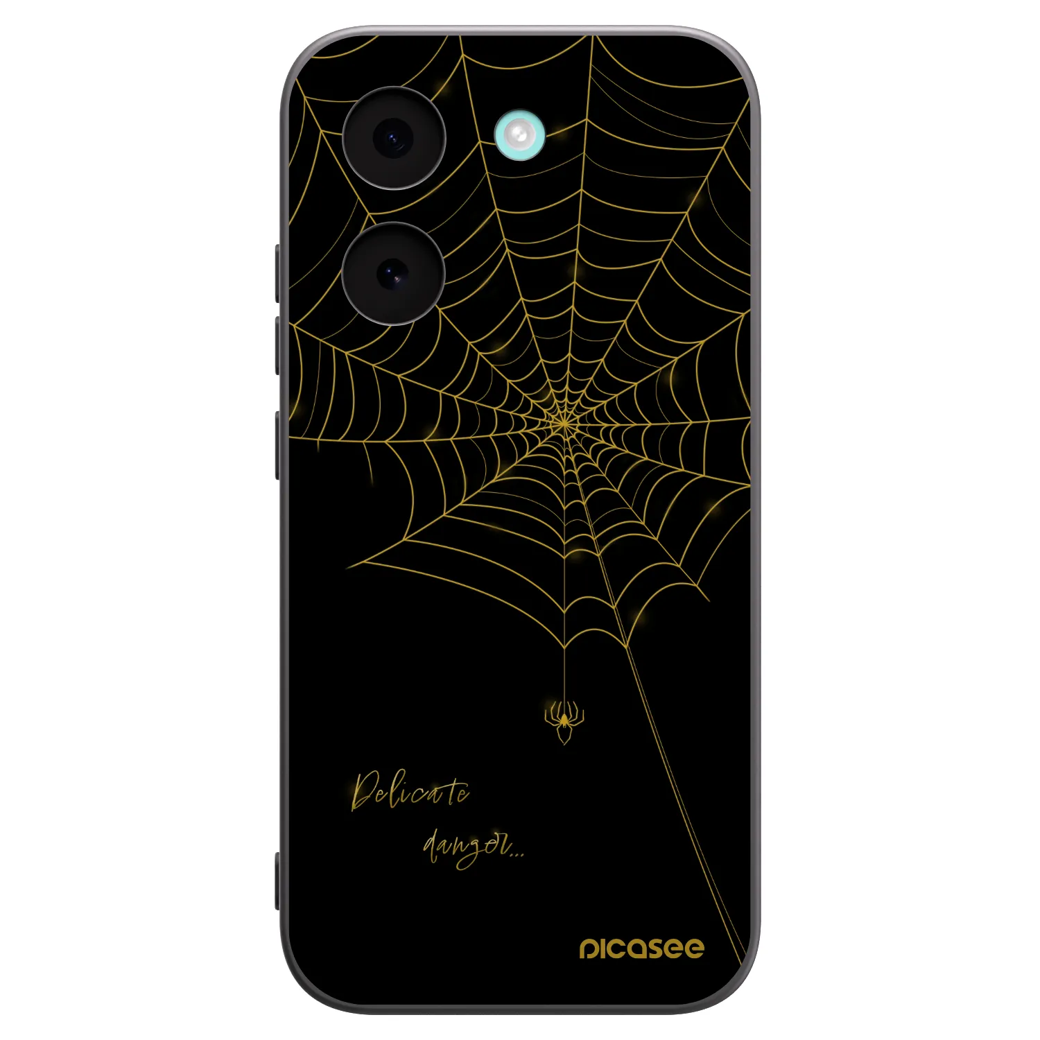 Picasee silikónový čierny obal pre Xiaomi Poco X8 Pro - Delicate danger
