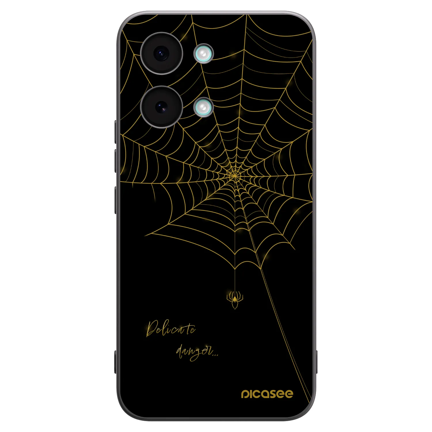 Picasee silikónový čierny obal pre Xiaomi Poco X8 Pro Max - Delicate danger