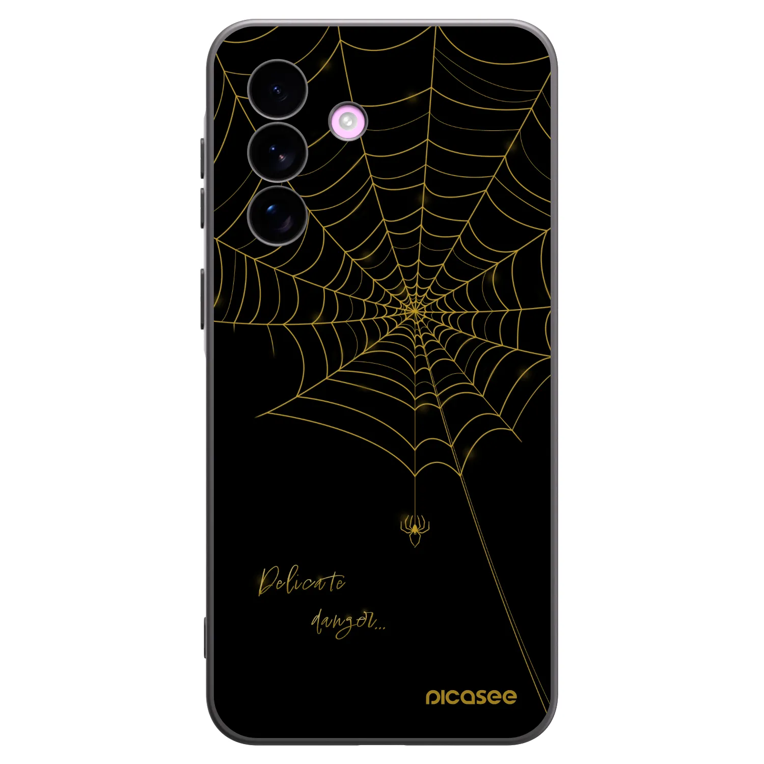 Picasee silikónový čierny obal pre Samsung Galaxy A57 5G - Delicate danger
