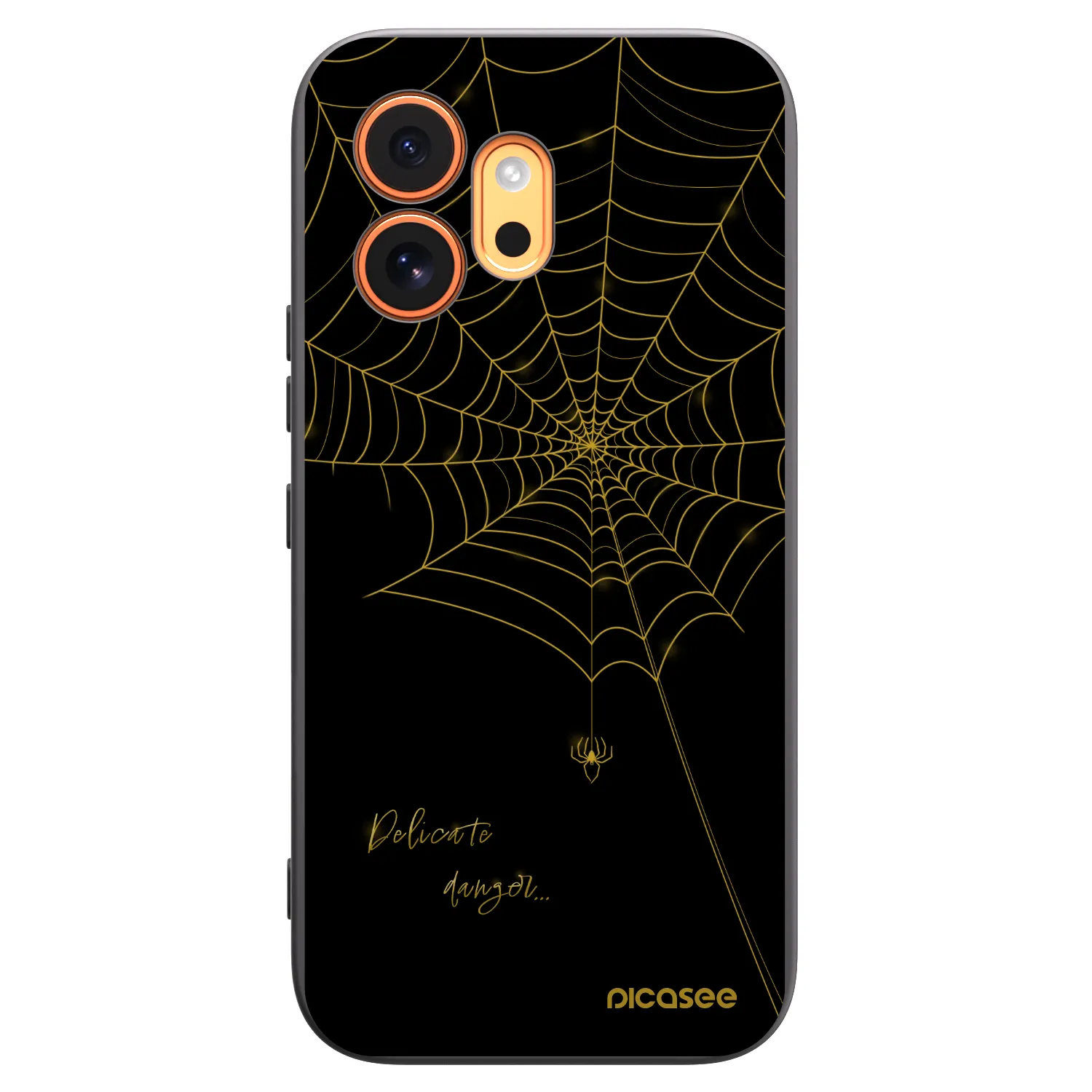 Picasee silikónový čierny obal pre Honor 600 - Delicate danger
