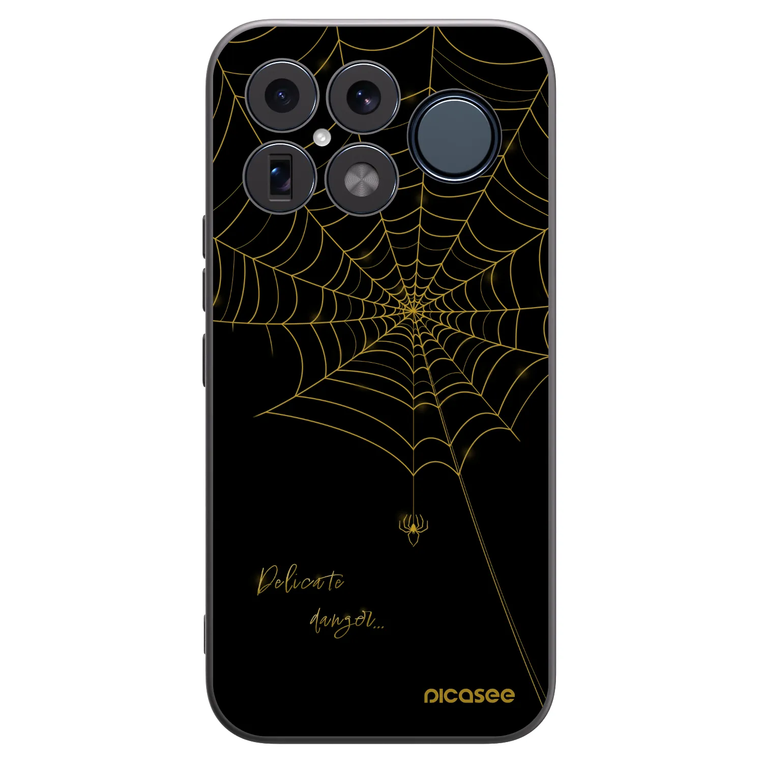 Picasee silikónový čierny obal pre Xiaomi Poco F8 Ultra - Delicate danger