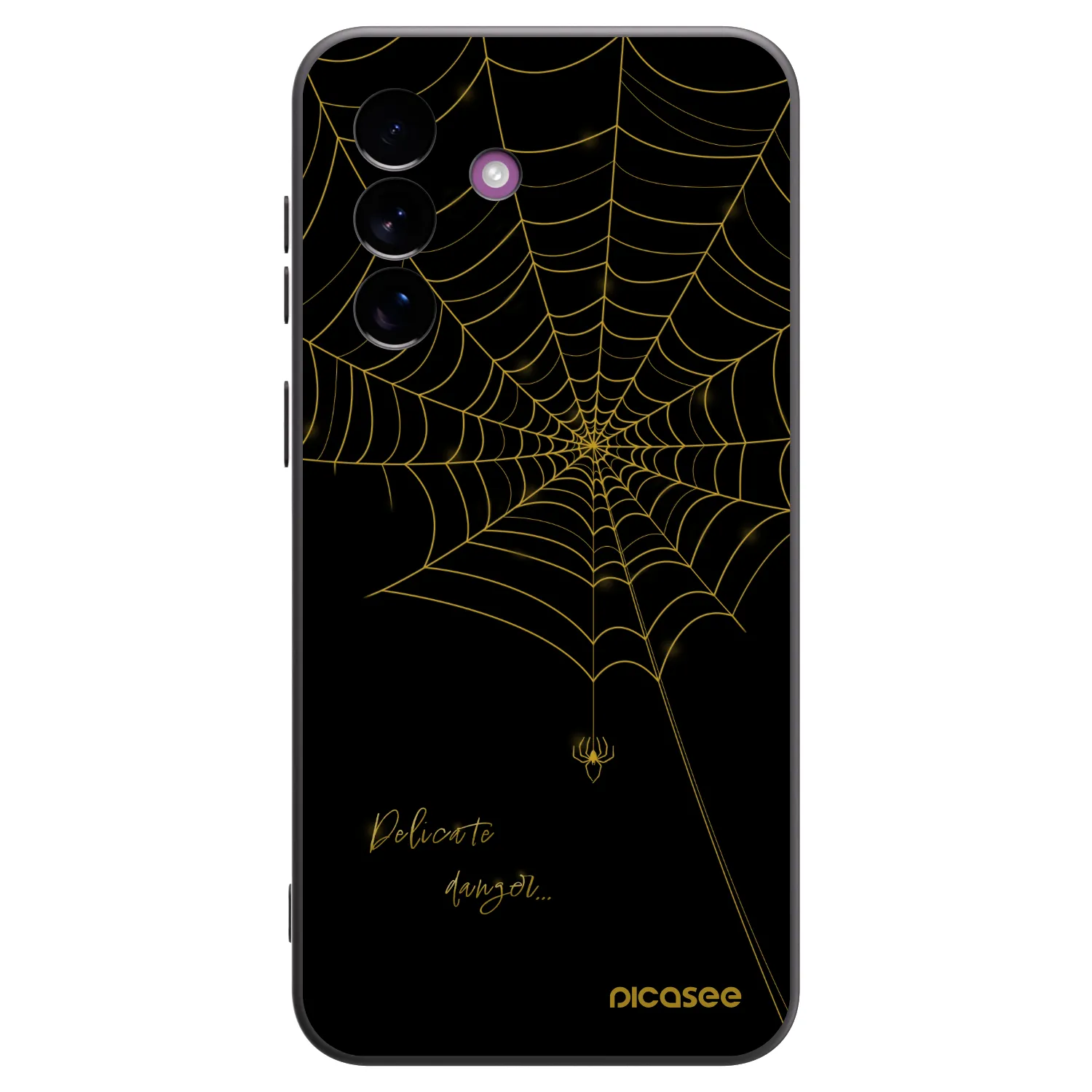 Picasee silikónový čierny obal pre Samsung Galaxy A37 - Delicate danger