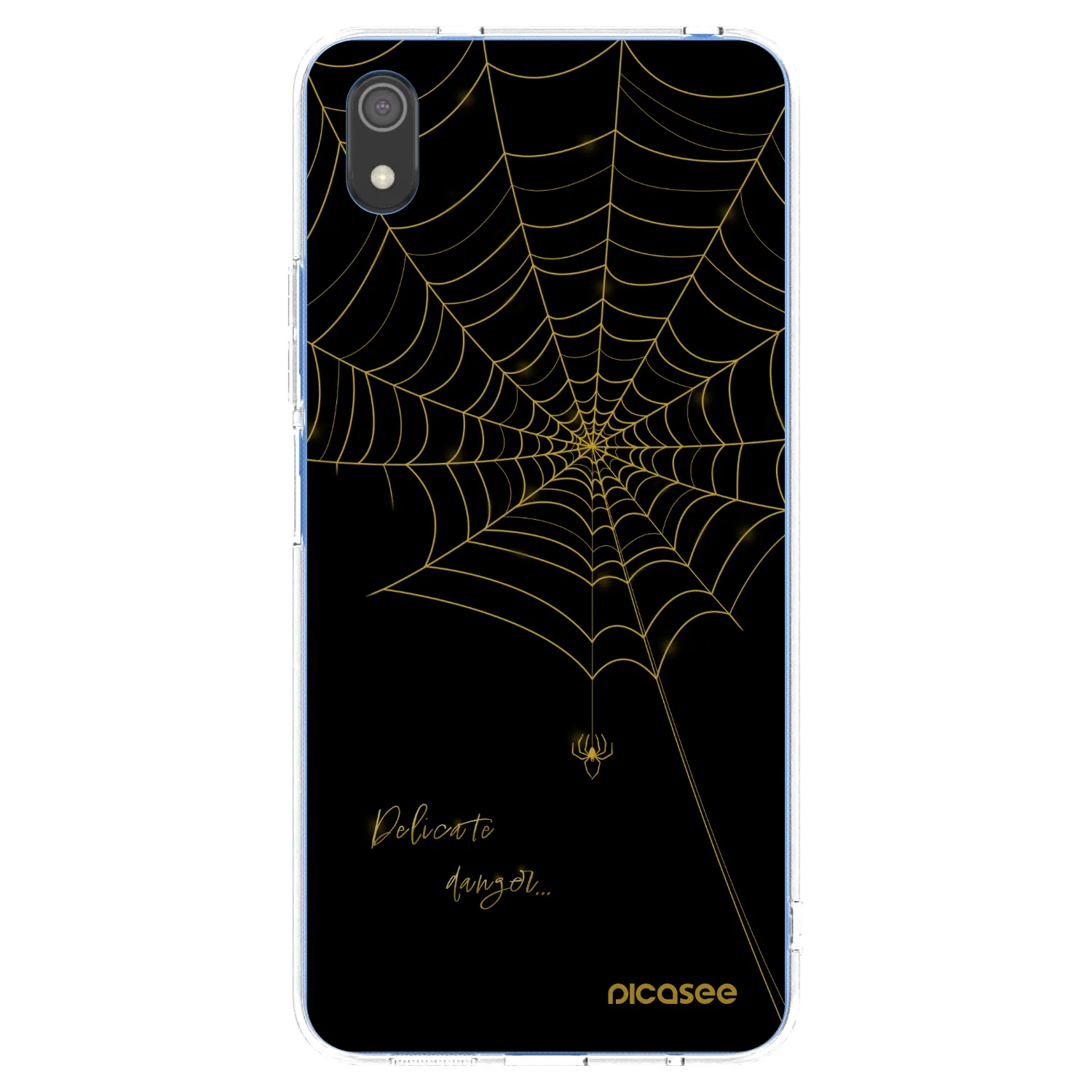 Picasee silikónový prehľadný obal pre Xiaomi Redmi 7A - Delicate danger