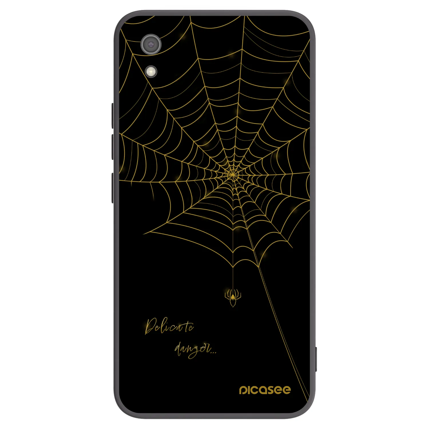 Picasee silikónový čierny obal pre Xiaomi Redmi 7A - Delicate danger