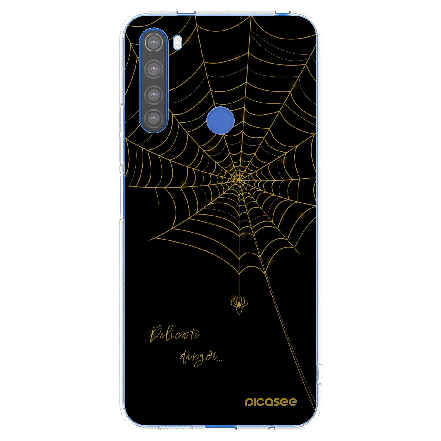 Picasee silikónový prehľadný obal pre Xiaomi Redmi Note 8T - Delicate danger