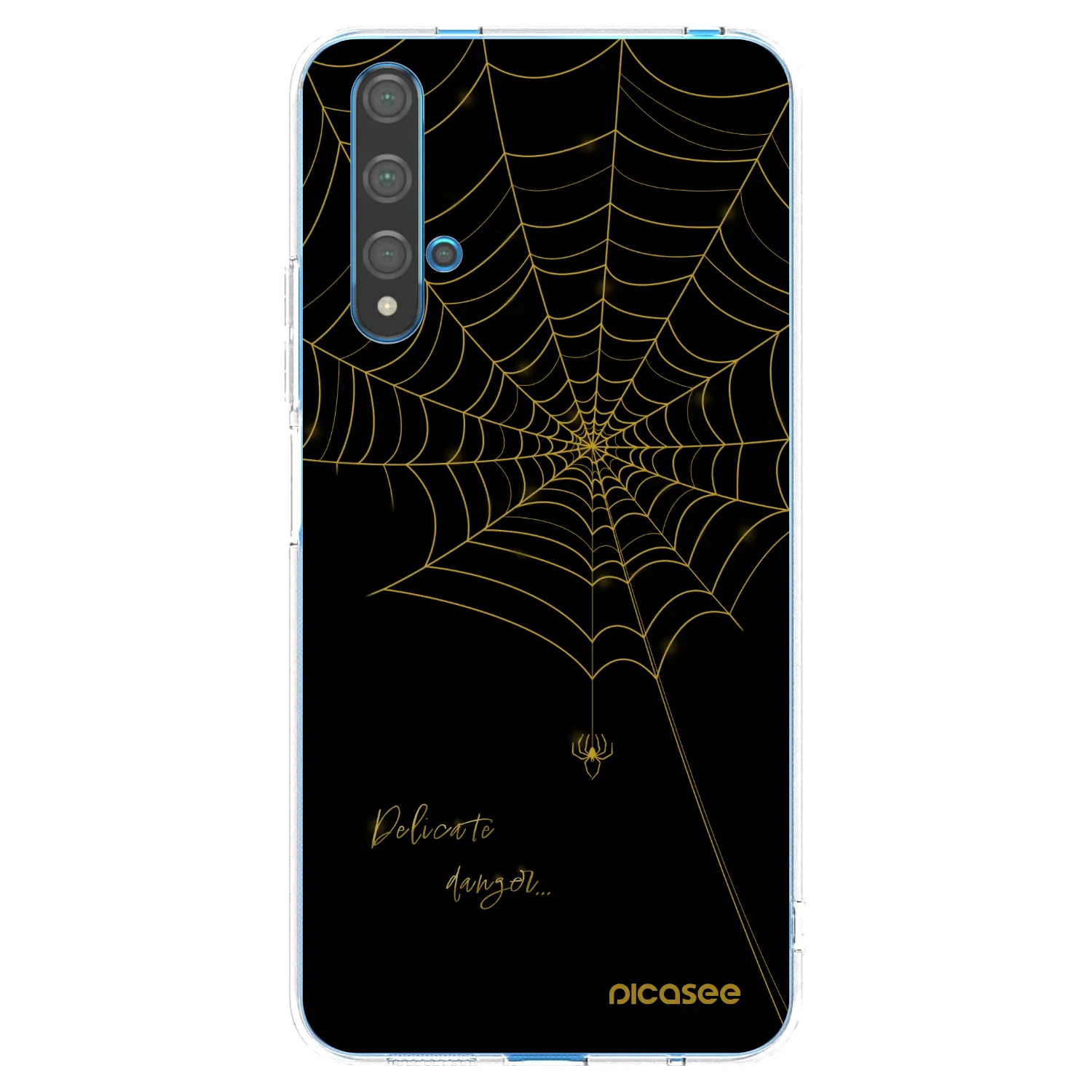 Picasee silikónový prehľadný obal pre Huawei Nova 5T - Delicate danger