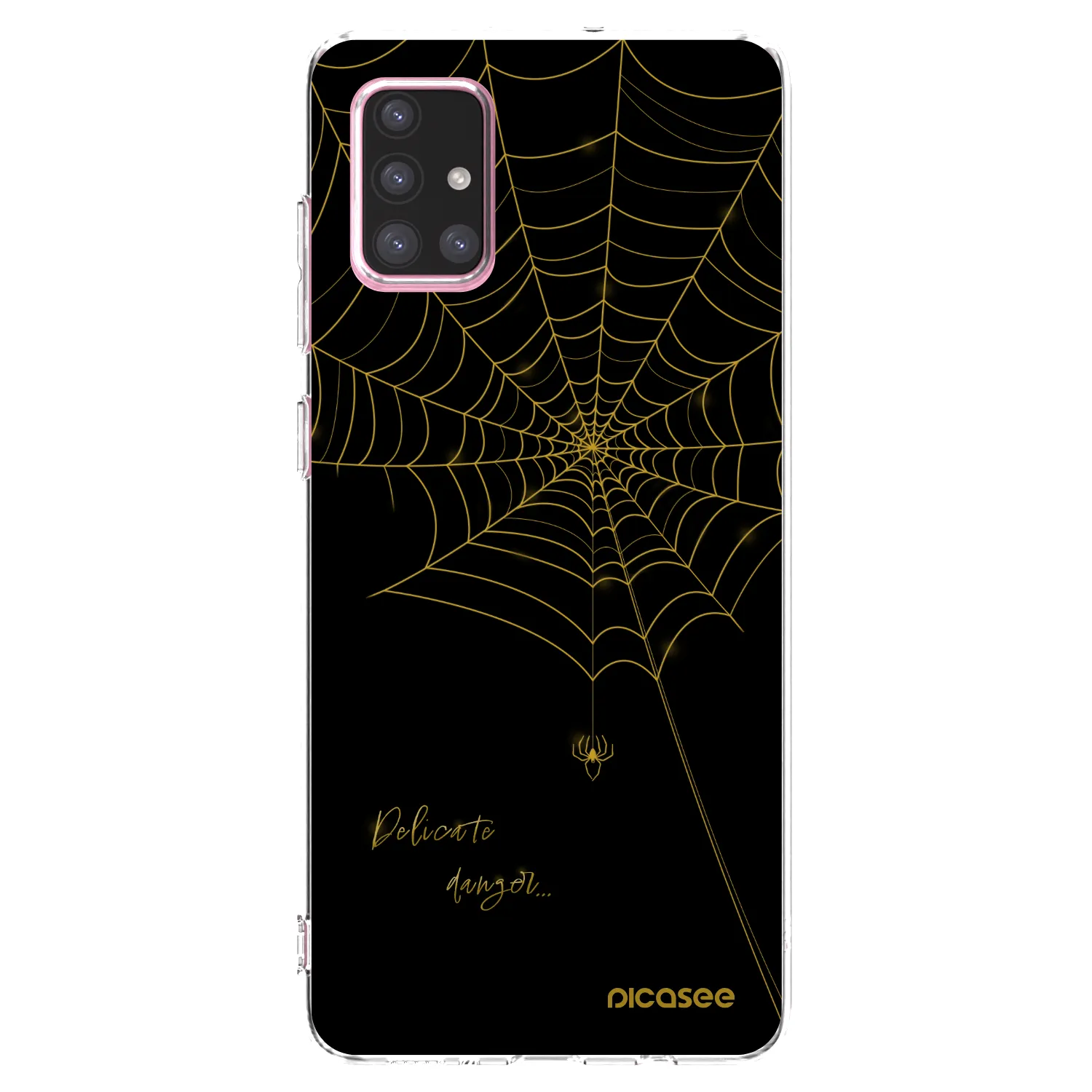 Picasee silikónový prehľadný obal pre Samsung Galaxy A71 A715F - Delicate danger