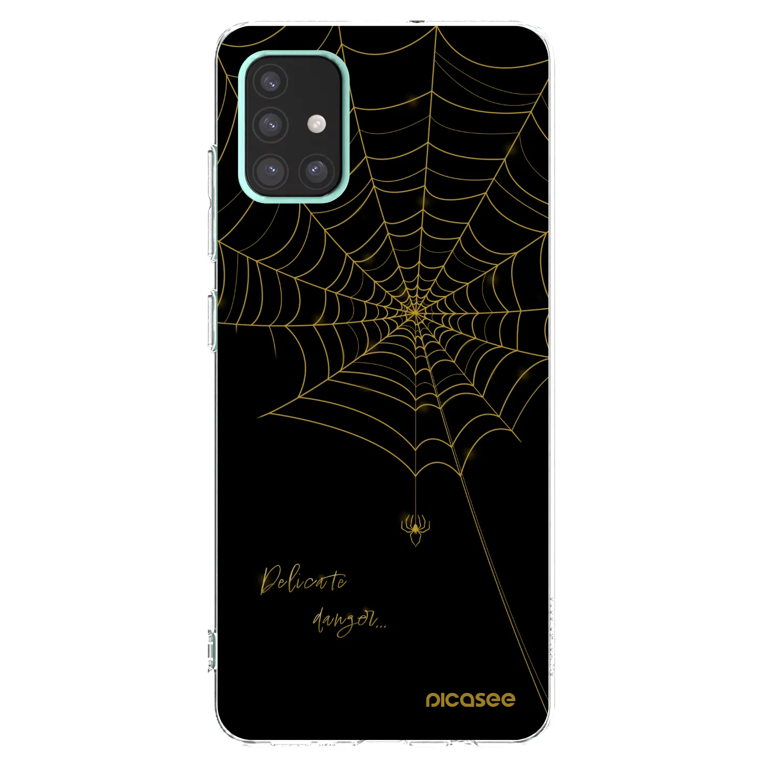 Picasee silikónový prehľadný obal pre Samsung Galaxy A51 A515F - Delicate danger