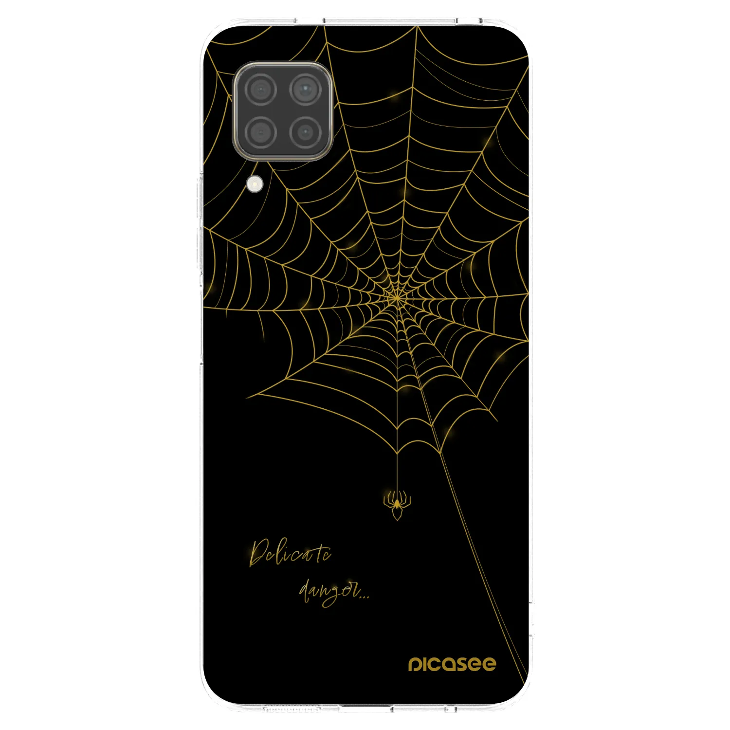 Picasee silikónový prehľadný obal pre Huawei P40 Lite - Delicate danger