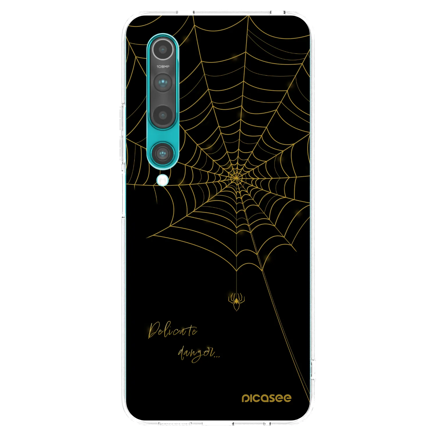 Picasee silikónový prehľadný obal pre Xiaomi Mi 10 - Delicate danger