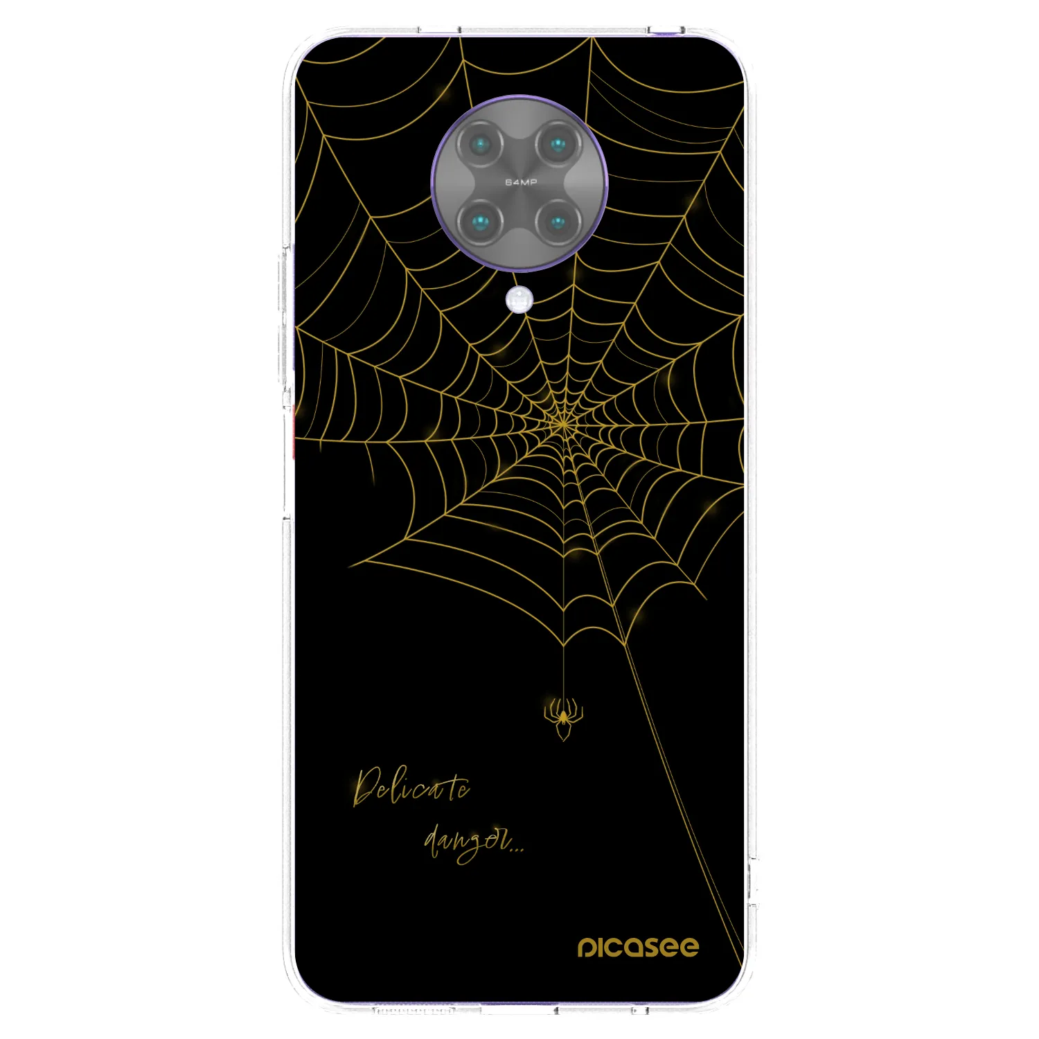 Picasee silikónový prehľadný obal pre Xiaomi Poco F2 Pro - Delicate danger