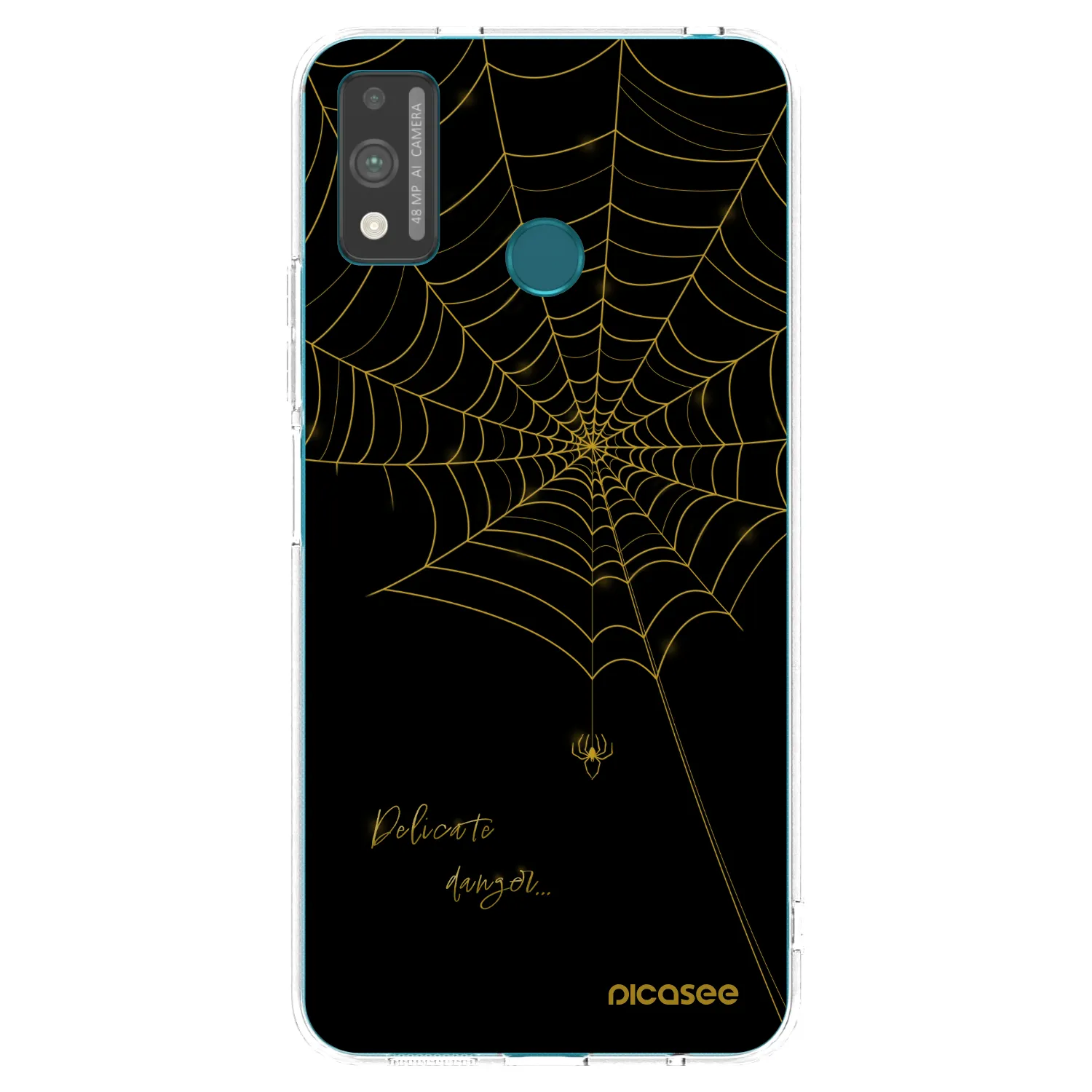 Picasee silikónový prehľadný obal pre Honor 9X Lite - Delicate danger