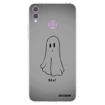 Picasee silikónový prehľadný obal pre Honor 8X - Ghost