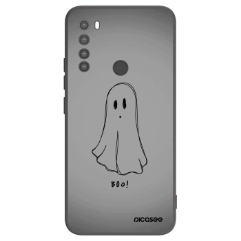 Picasee silikónový čierny obal pre Xiaomi Redmi Note 8 - Ghost