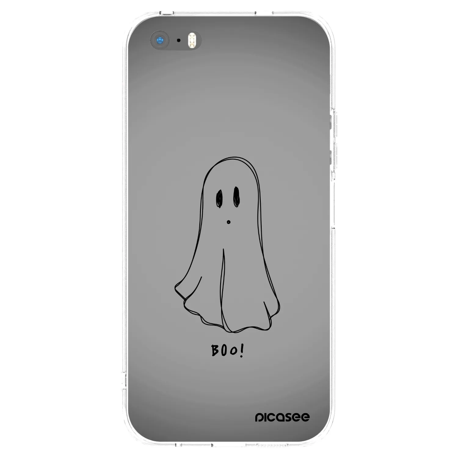 Picasee silikónový prehľadný obal pre Apple iPhone 5/5S/SE - Ghost