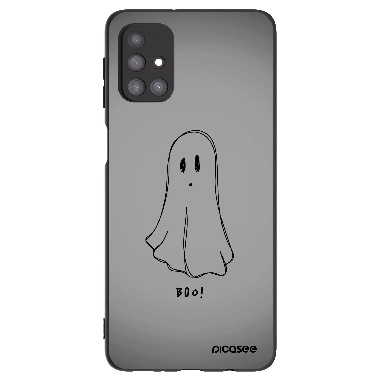 Picasee silikónový čierny obal pre Samsung Galaxy M31s - Ghost