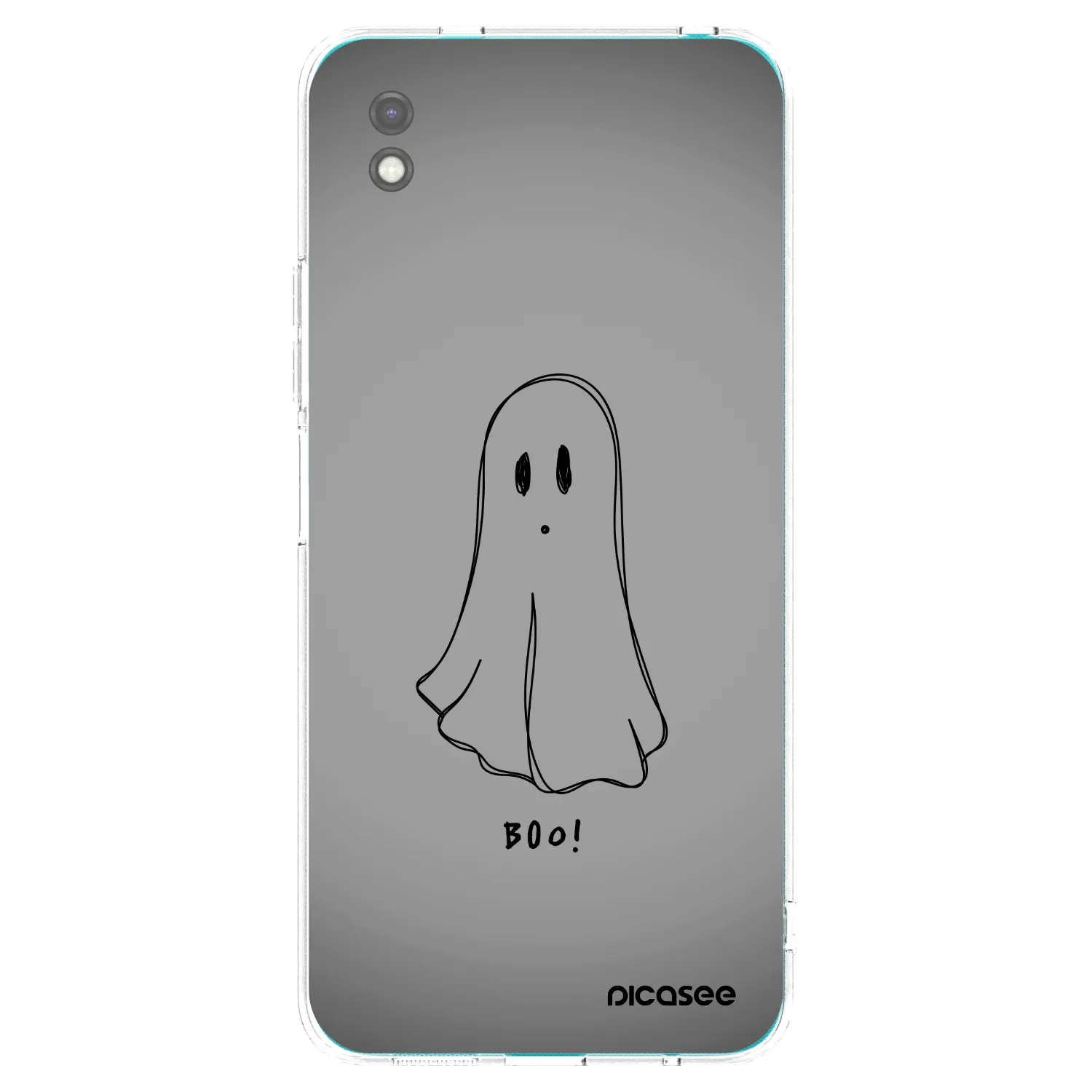 Picasee silikónový čierny obal pre Xiaomi Redmi 9A - Ghost