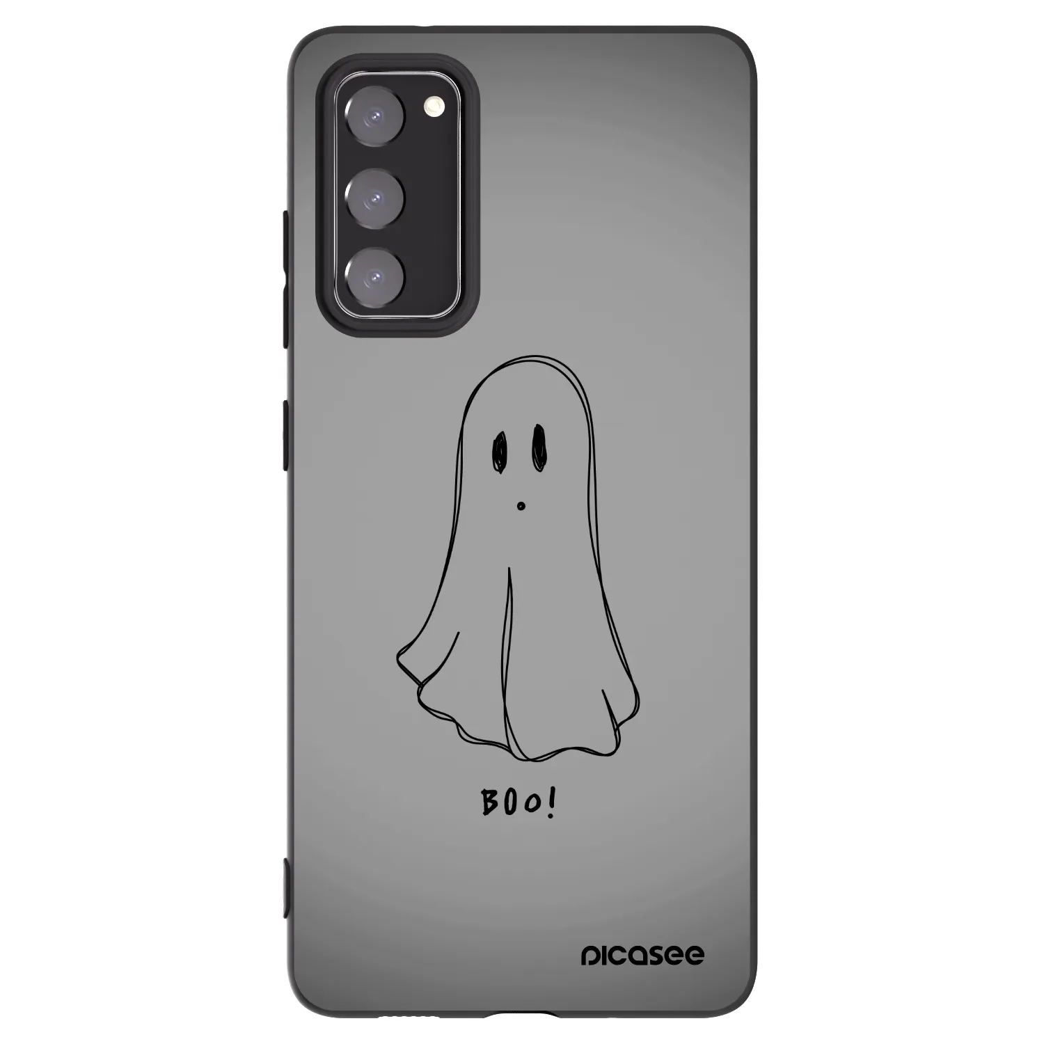 Picasee silikónový čierny obal pre Samsung Galaxy S20 FE - Ghost