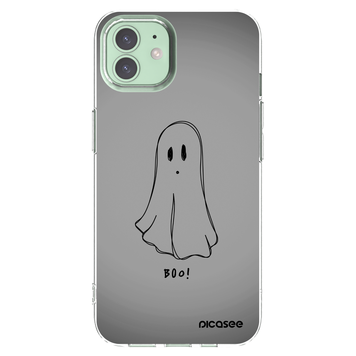 Picasee silikónový prehľadný obal pre Apple iPhone 12 Pro - Ghost