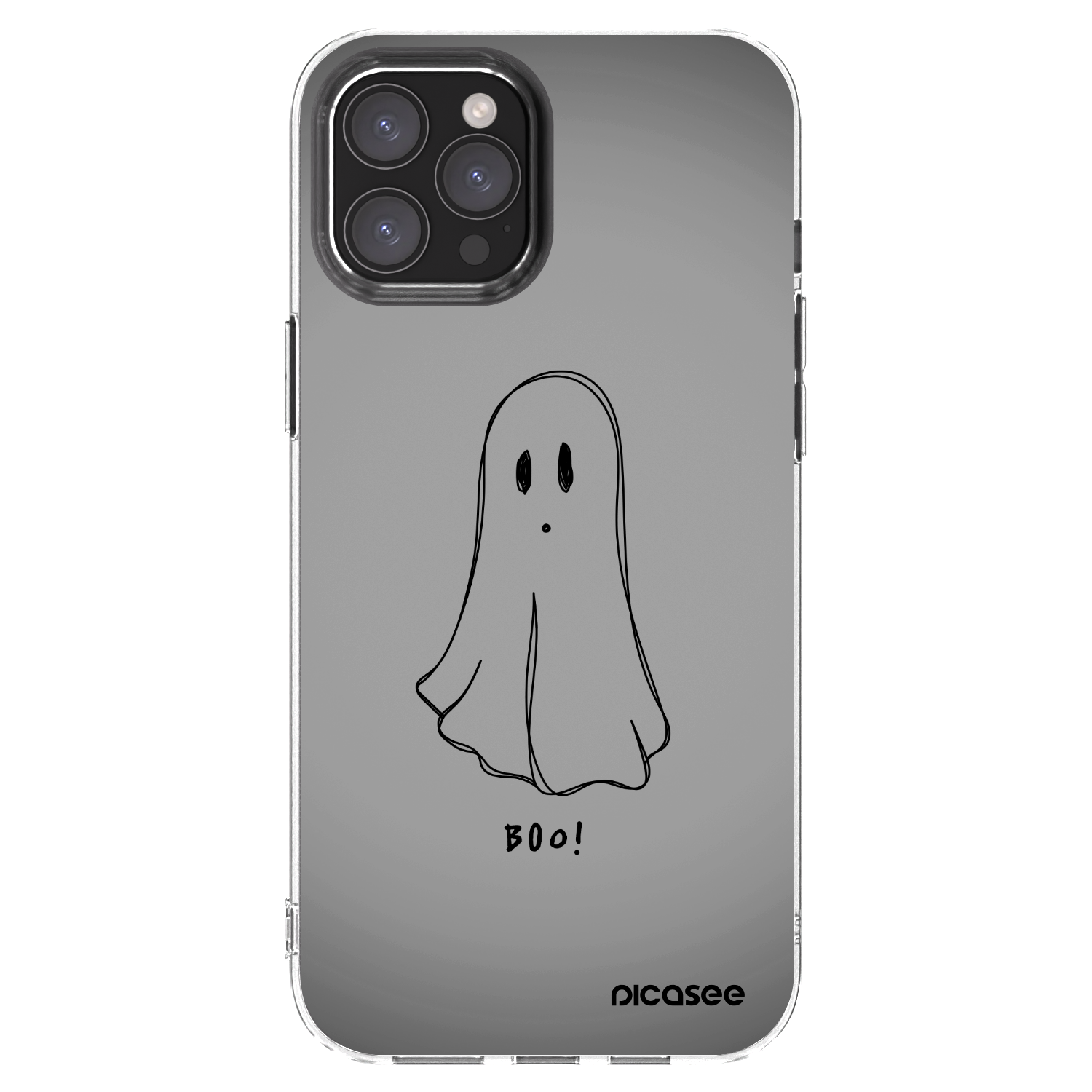 Picasee silikónový prehľadný obal pre Apple iPhone 12 Pro Max - Ghost