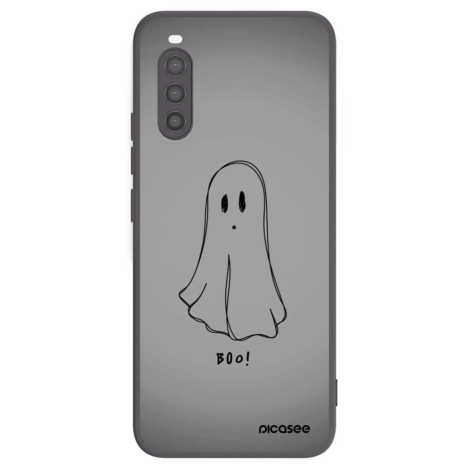 Picasee silikónový čierny obal pre Sony Xperia 10 II - Ghost