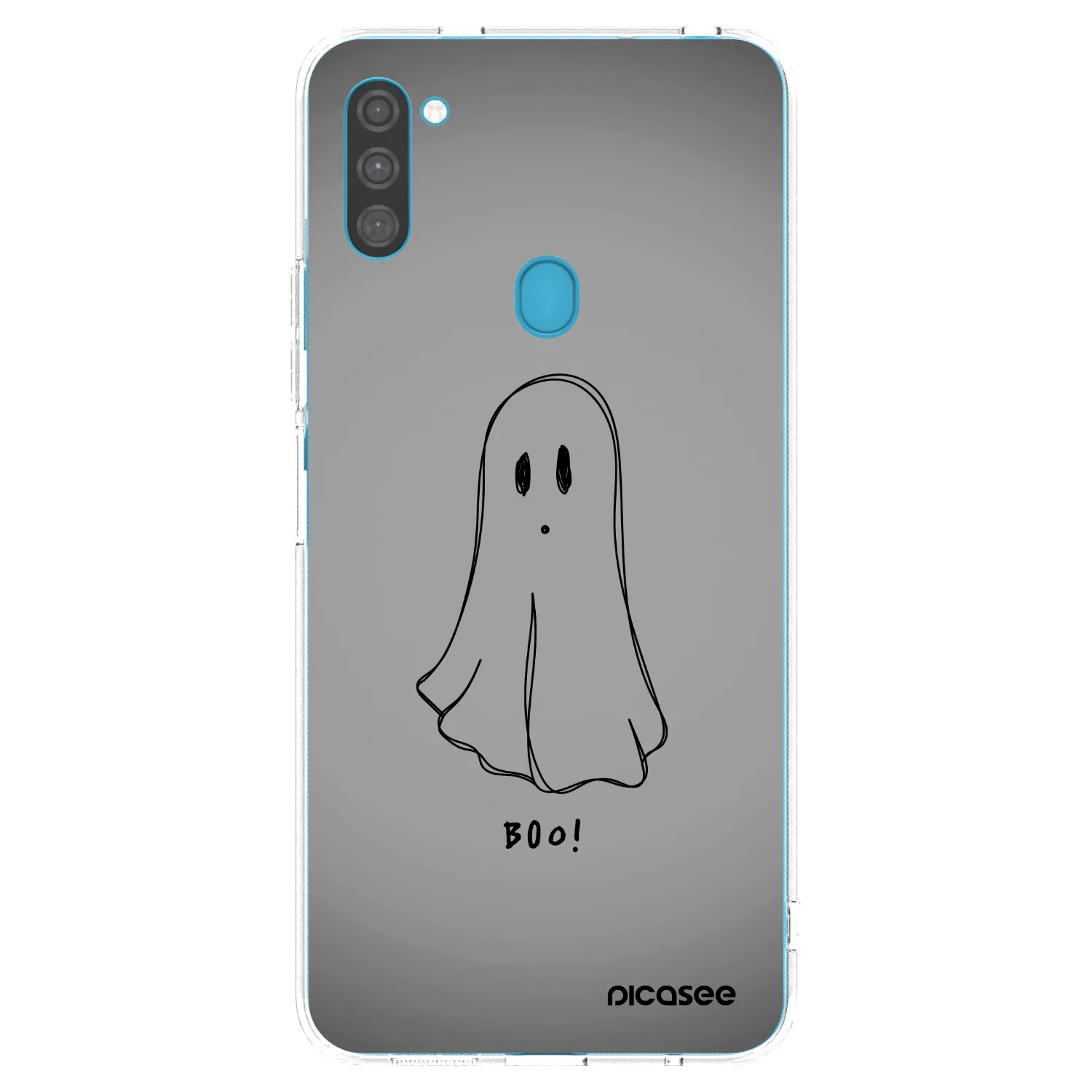 Picasee silikónový prehľadný obal pre Samsung Galaxy M11 - Ghost