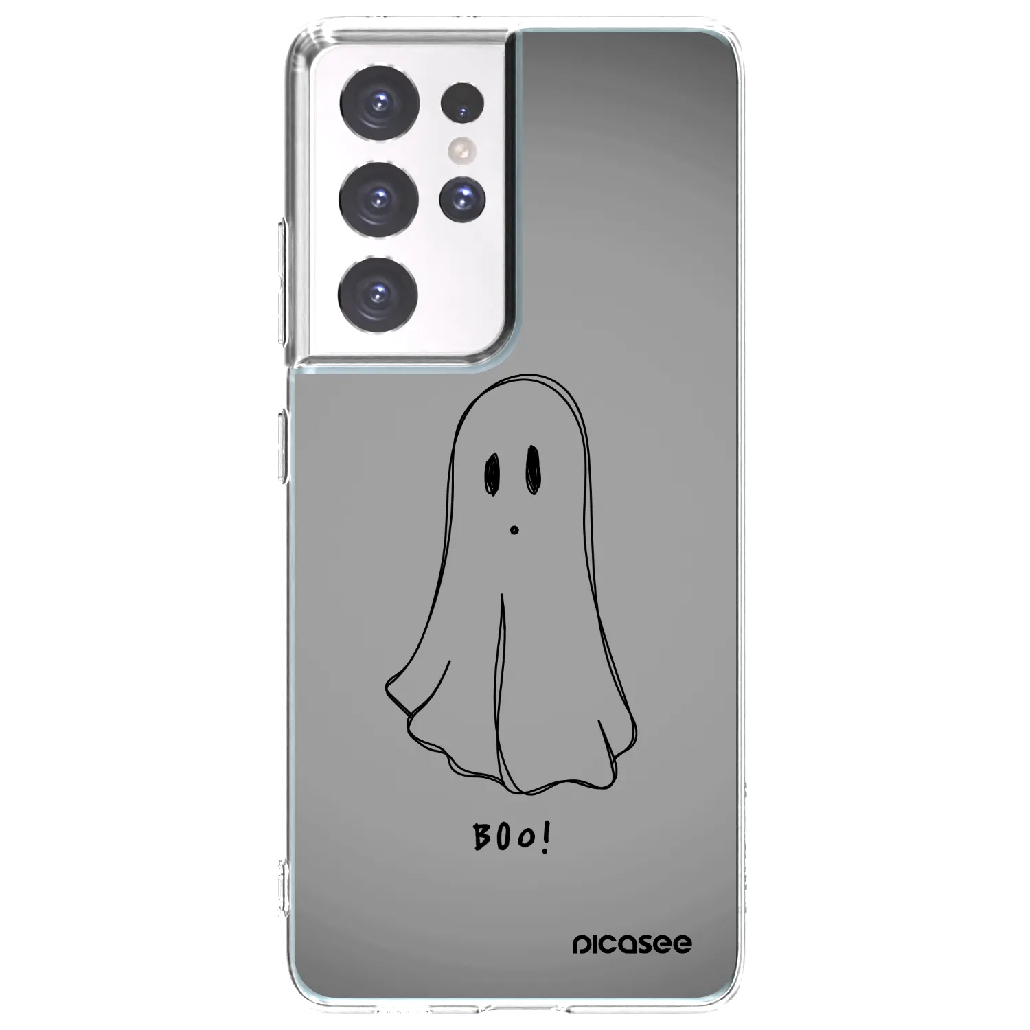 Picasee silikónový prehľadný obal pre Samsung Galaxy S21 Ultra 5G G998B - Ghost