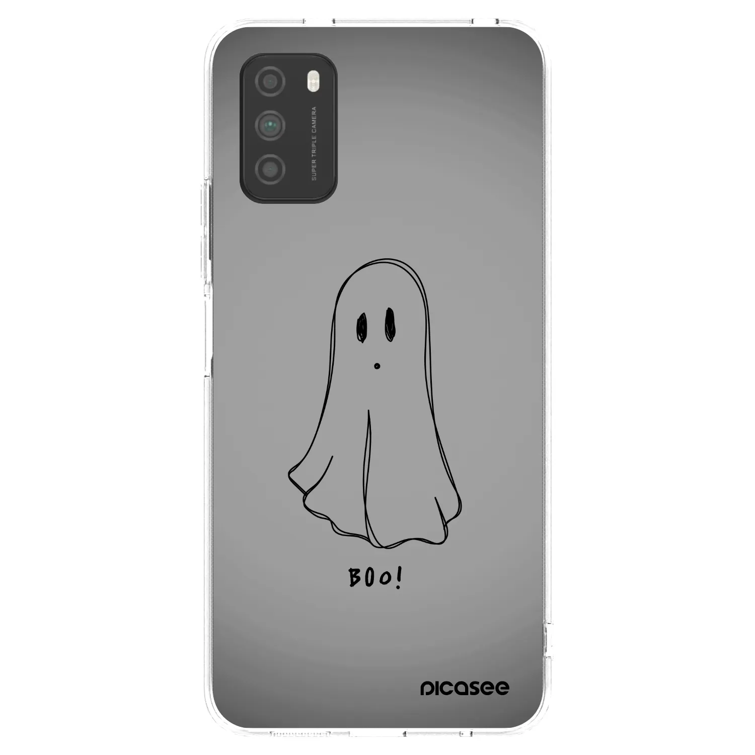 Picasee silikónový prehľadný obal pre Xiaomi Poco M3 - Ghost