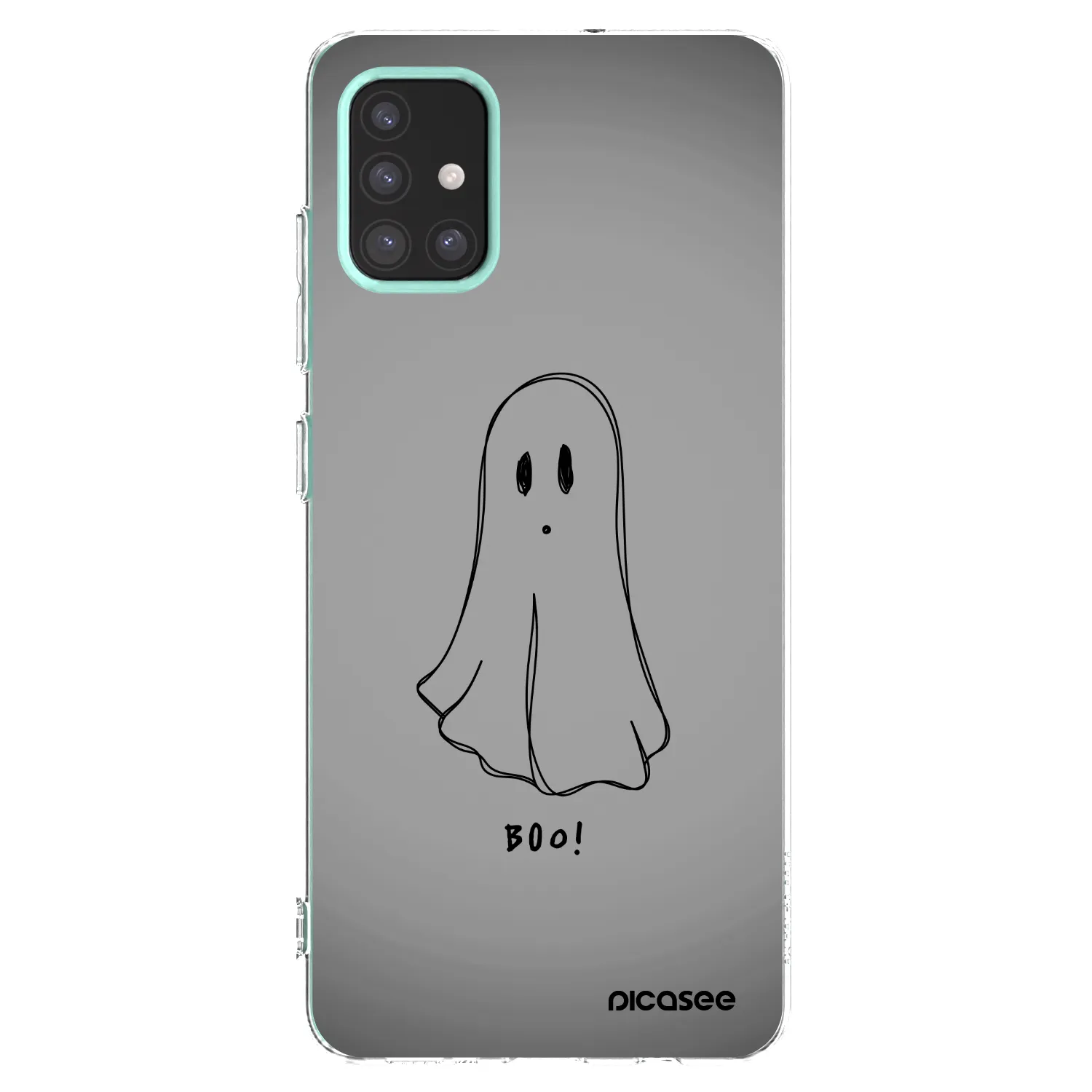 Picasee silikónový prehľadný obal pre Samsung Galaxy M31s - Ghost