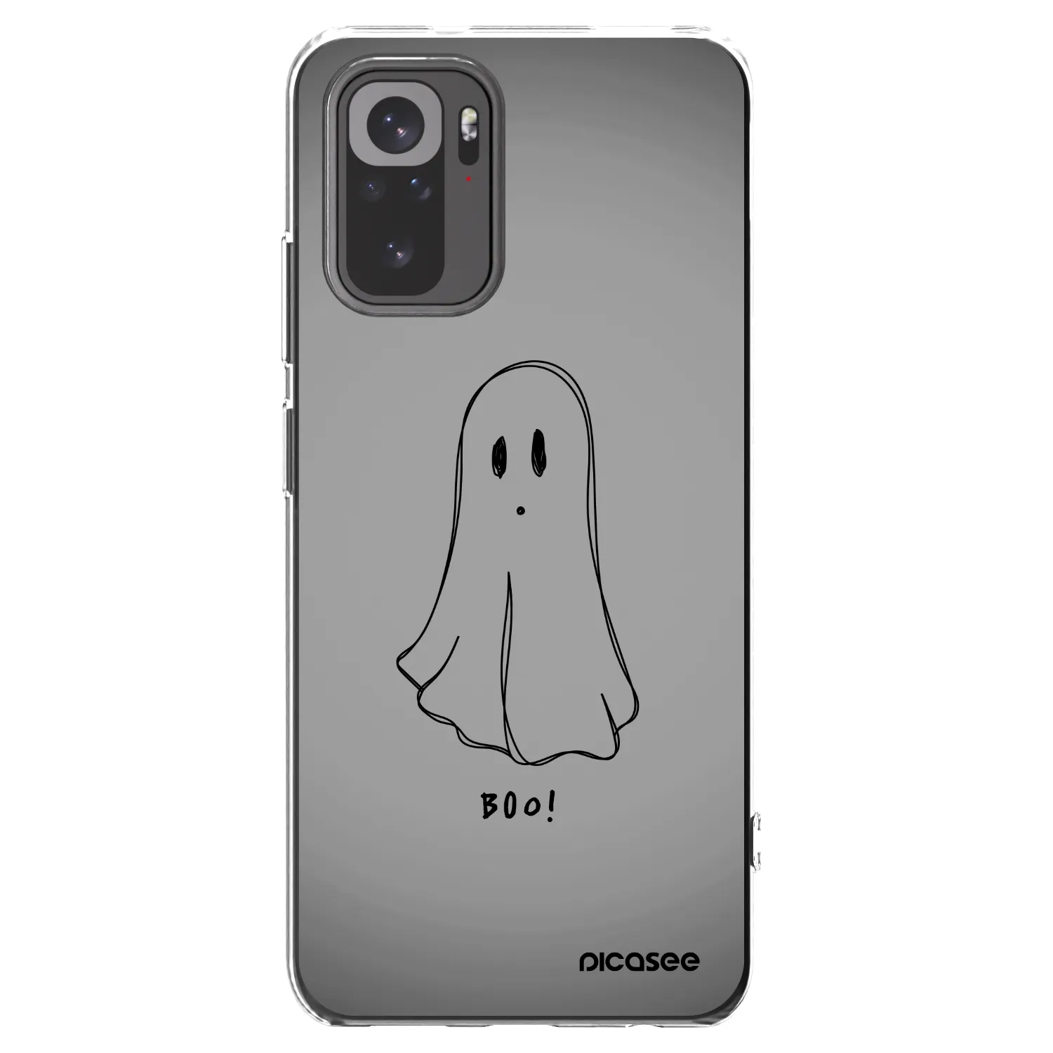 Picasee silikónový prehľadný obal pre Xiaomi Redmi Note 10S - Ghost