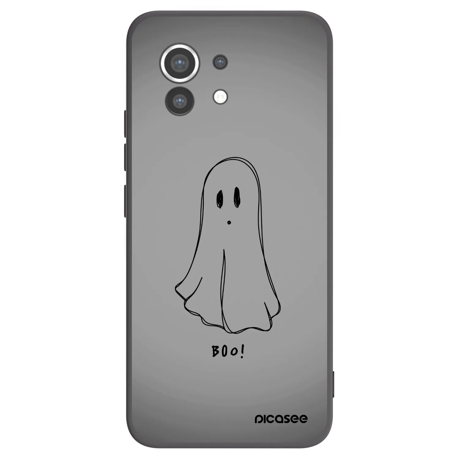 Picasee silikónový čierny obal pre Xiaomi Mi 11 - Ghost