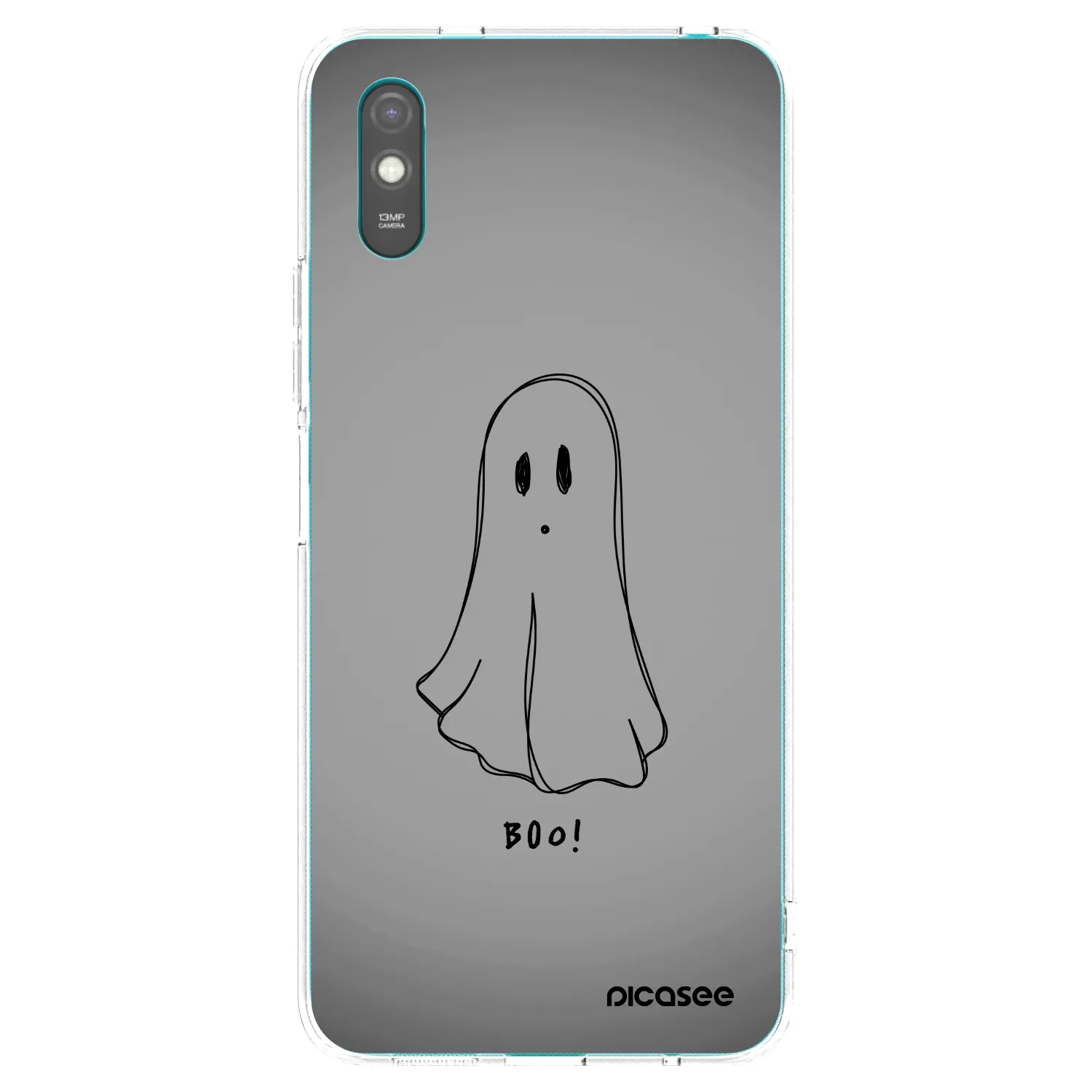 Picasee silikónový prehľadný obal pre Xiaomi Redmi 9AT - Ghost