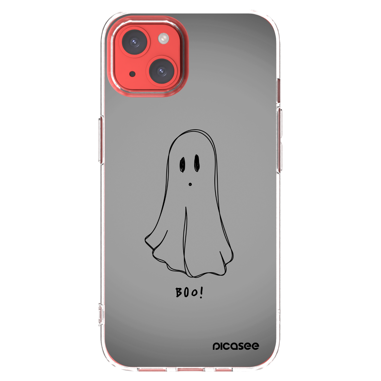 Picasee silikónový prehľadný obal pre Apple iPhone 13 - Ghost