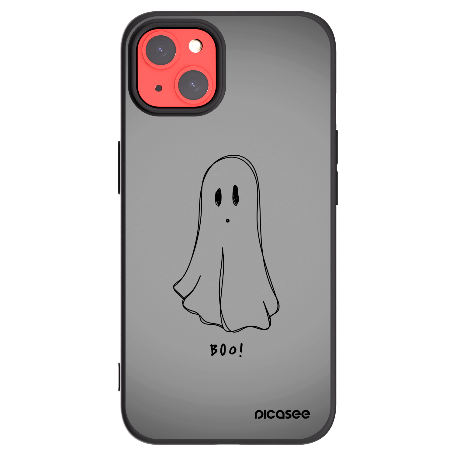 Picasee silikónový čierny obal pre Apple iPhone 13 - Ghost