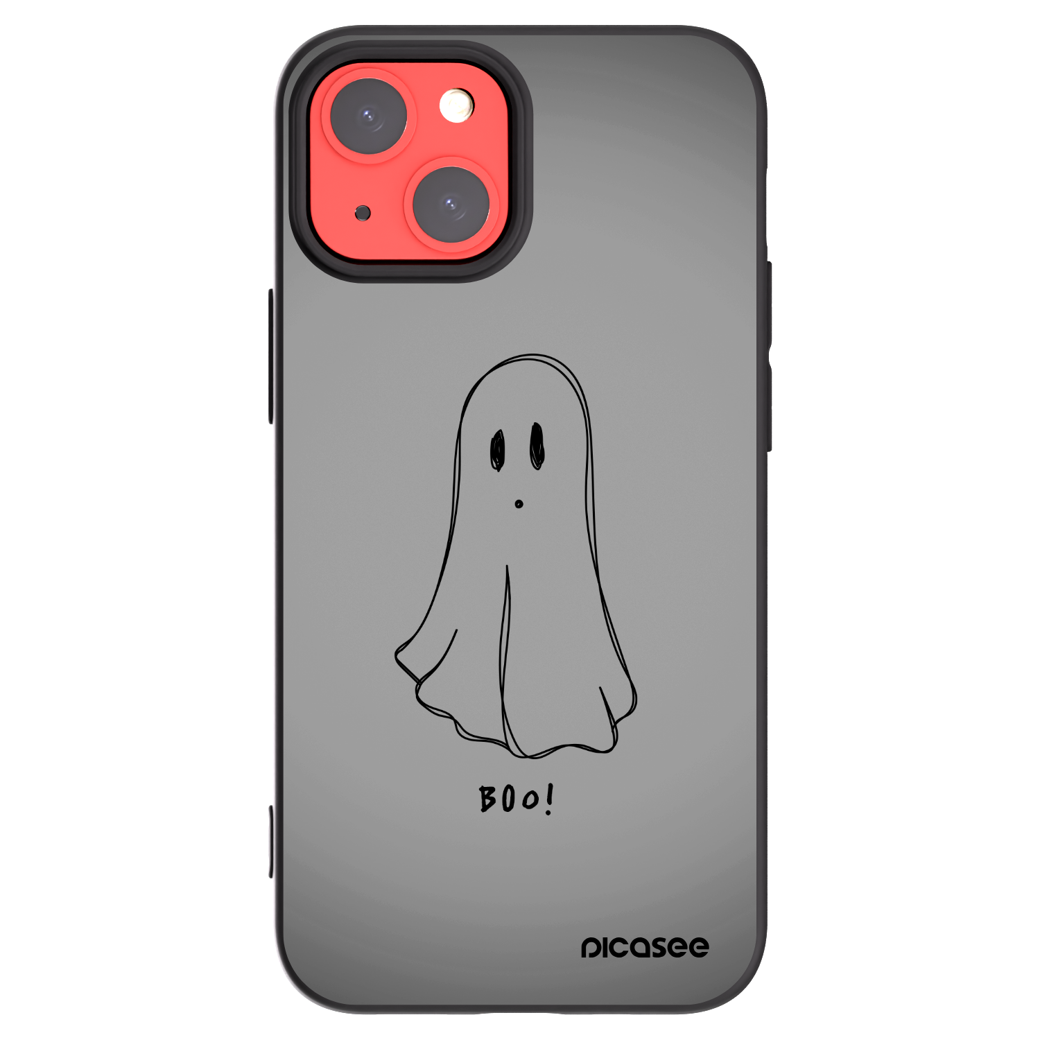 Picasee silikónový čierny obal pre Apple iPhone 13 mini - Ghost