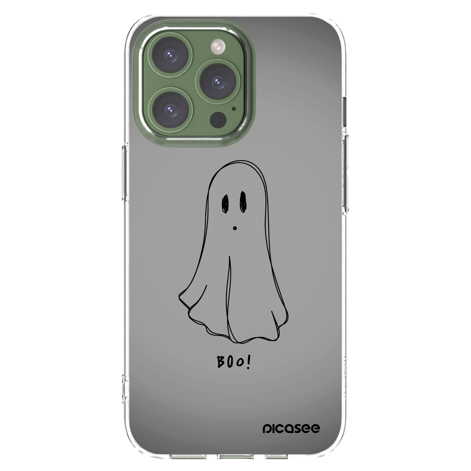 Picasee silikónový prehľadný obal pre Apple iPhone 13 Pro - Ghost