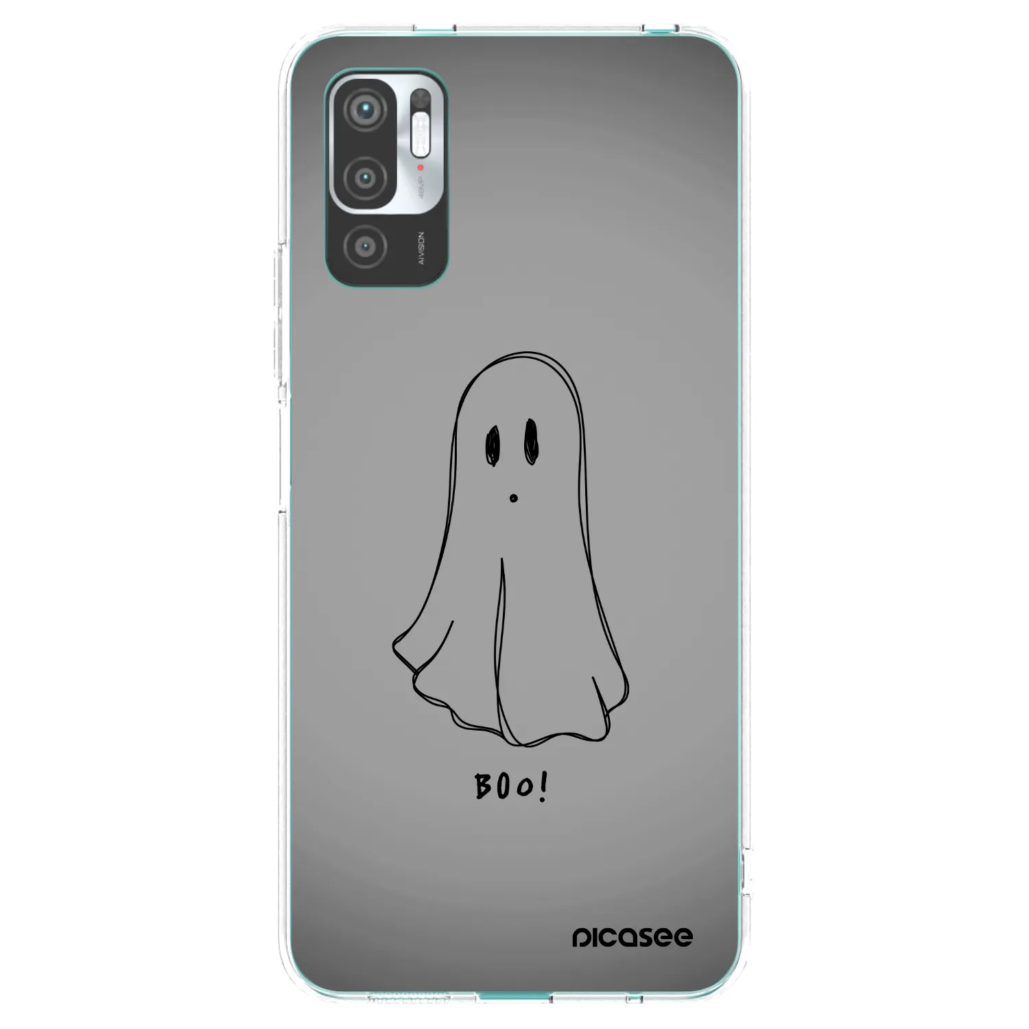 Picasee silikónový prehľadný obal pre Xiaomi Redmi Note 10 5G - Ghost