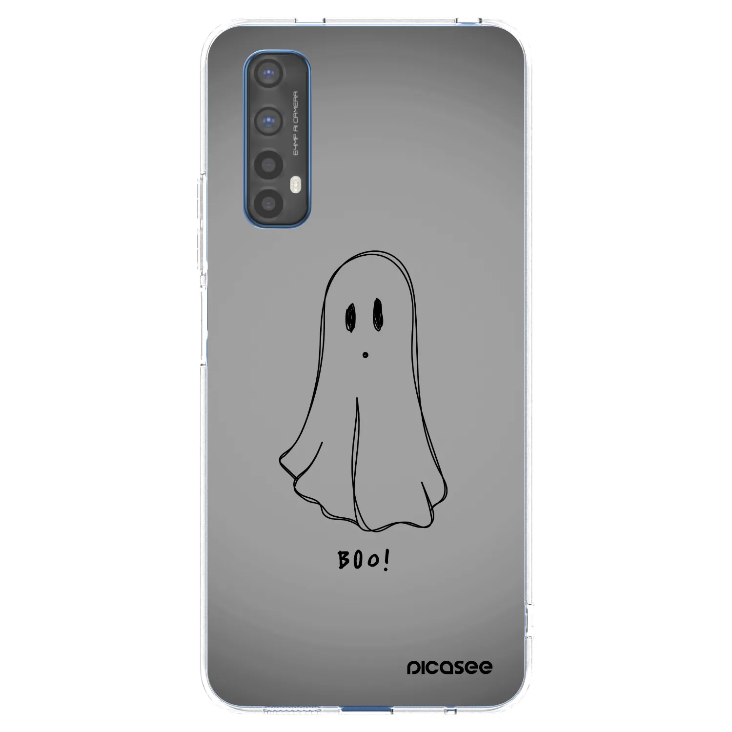 Picasee silikónový prehľadný obal pre Realme 7 - Ghost