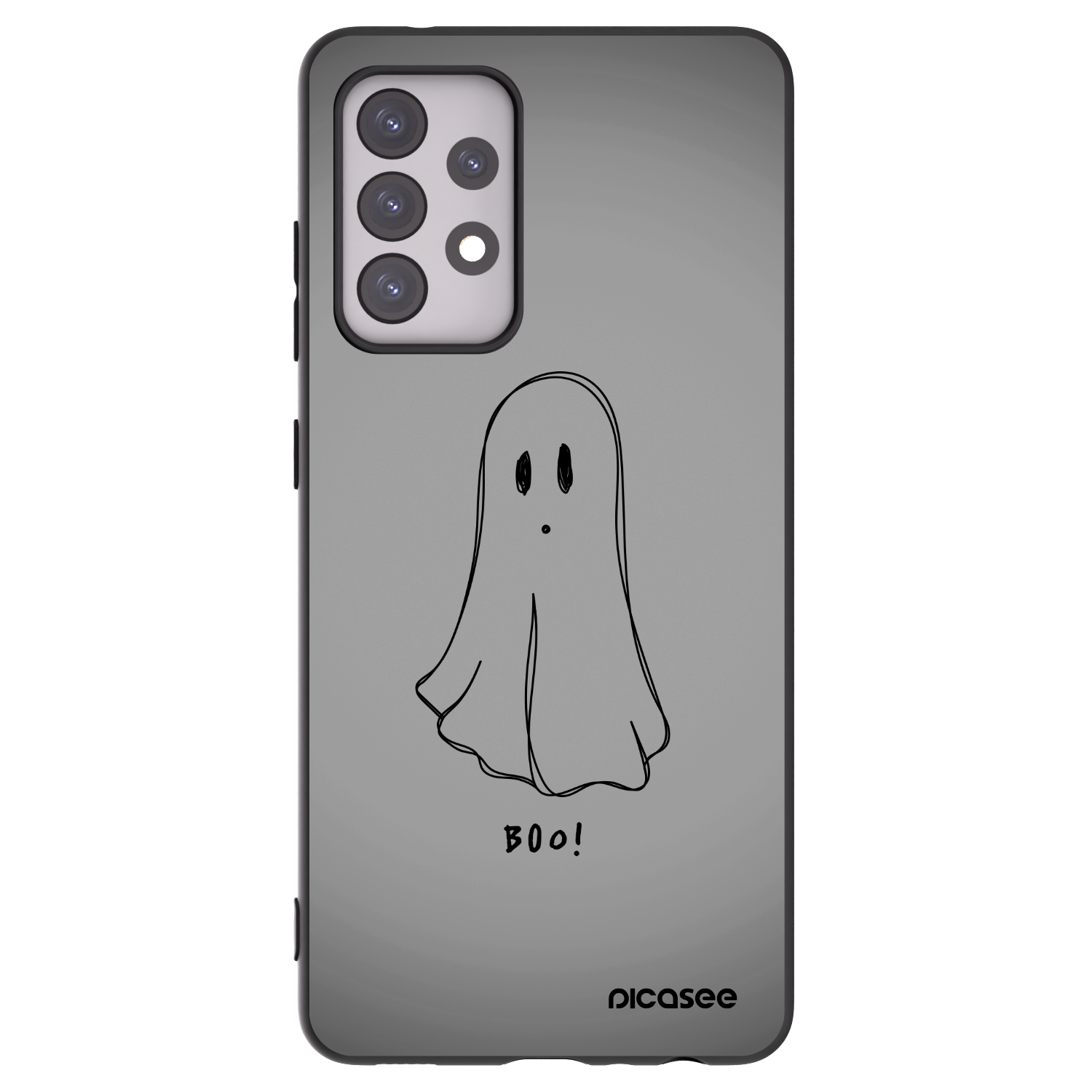 Picasee silikónový čierny obal pre Samsung Galaxy A52s 5G A528B - Ghost