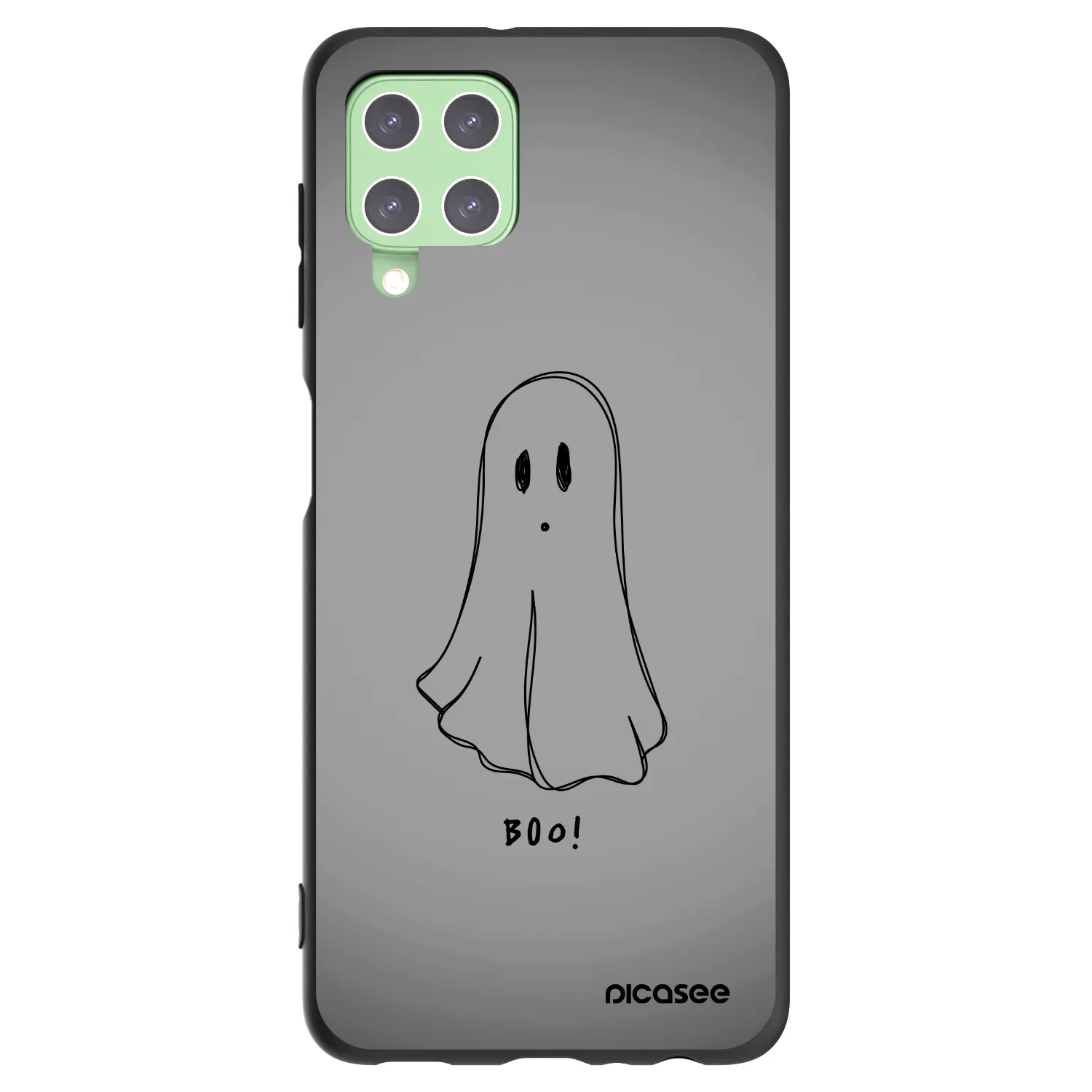Picasee silikónový čierny obal pre Samsung Galaxy A22 A225F 4G - Ghost