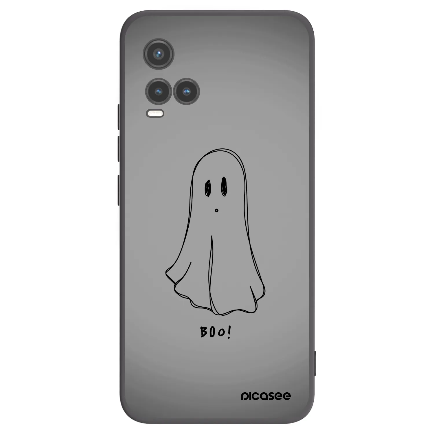 Picasee silikónový čierny obal pre Vivo Y33s - Ghost