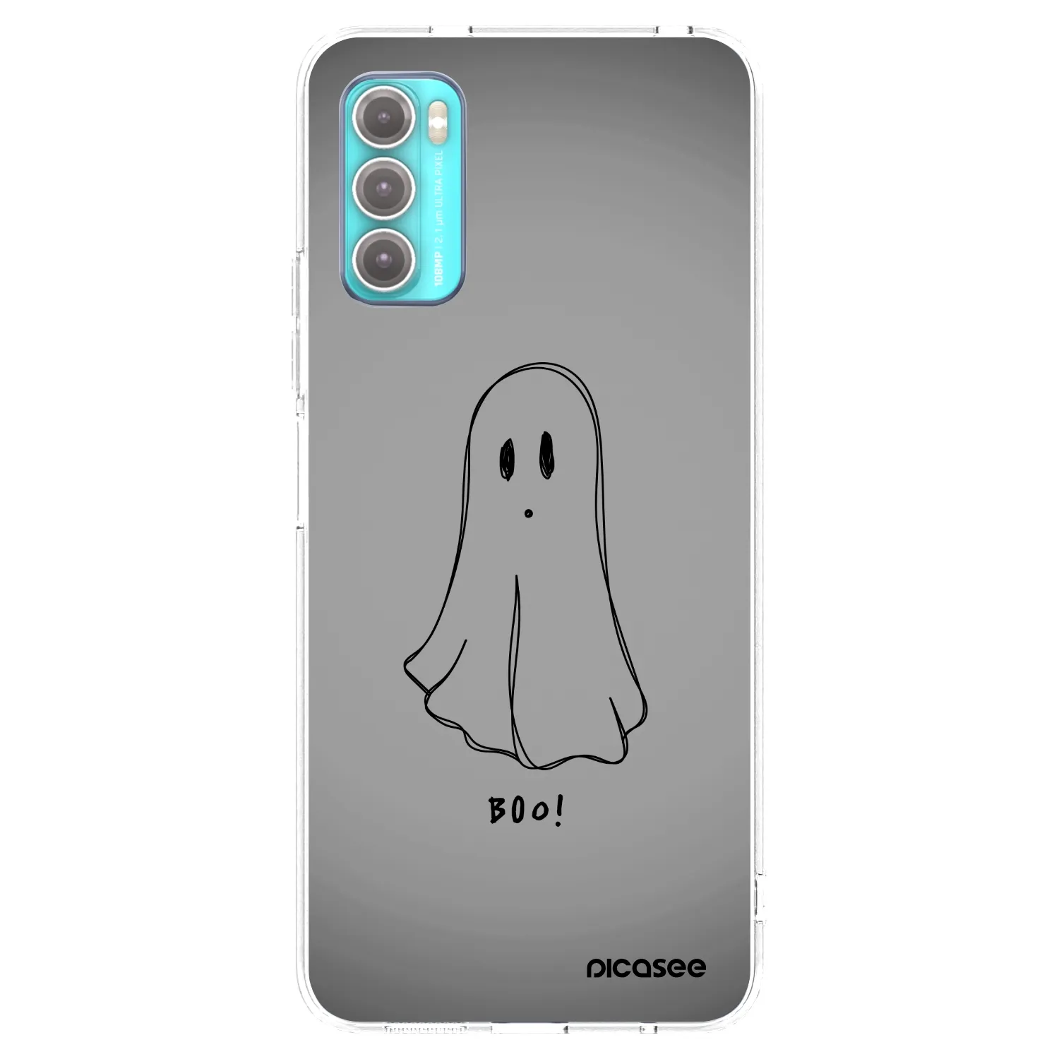 Picasee silikónový prehľadný obal pre Motorola Moto G60 - Ghost