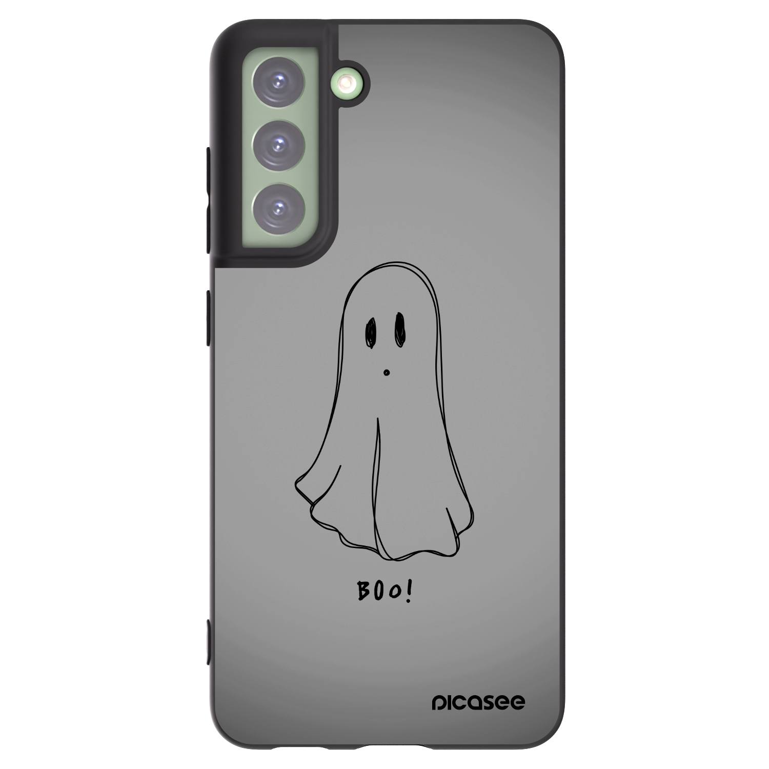 Picasee silikónový čierny obal pre Samsung Galaxy S21 FE 5G - Ghost