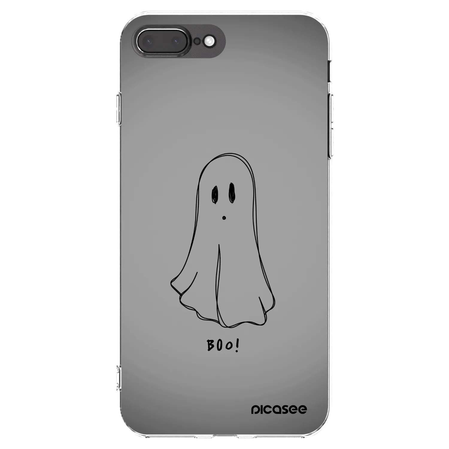Picasee silikónový prehľadný obal pre Apple iPhone 7 Plus - Ghost